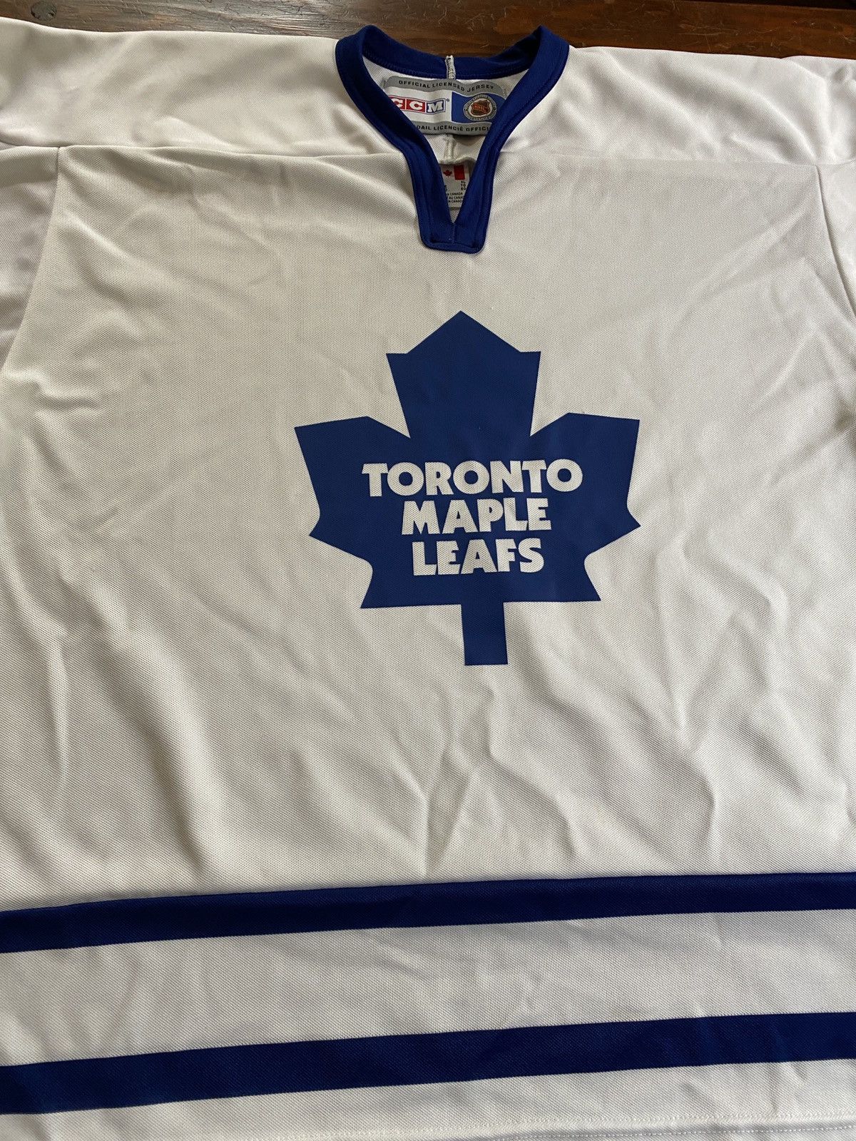 Ccm Vintage 90’s Toronto Maple Leafs CCM Hockey Jersey NHL Size US XL / EU 56 / 4 - 3 Thumbnail