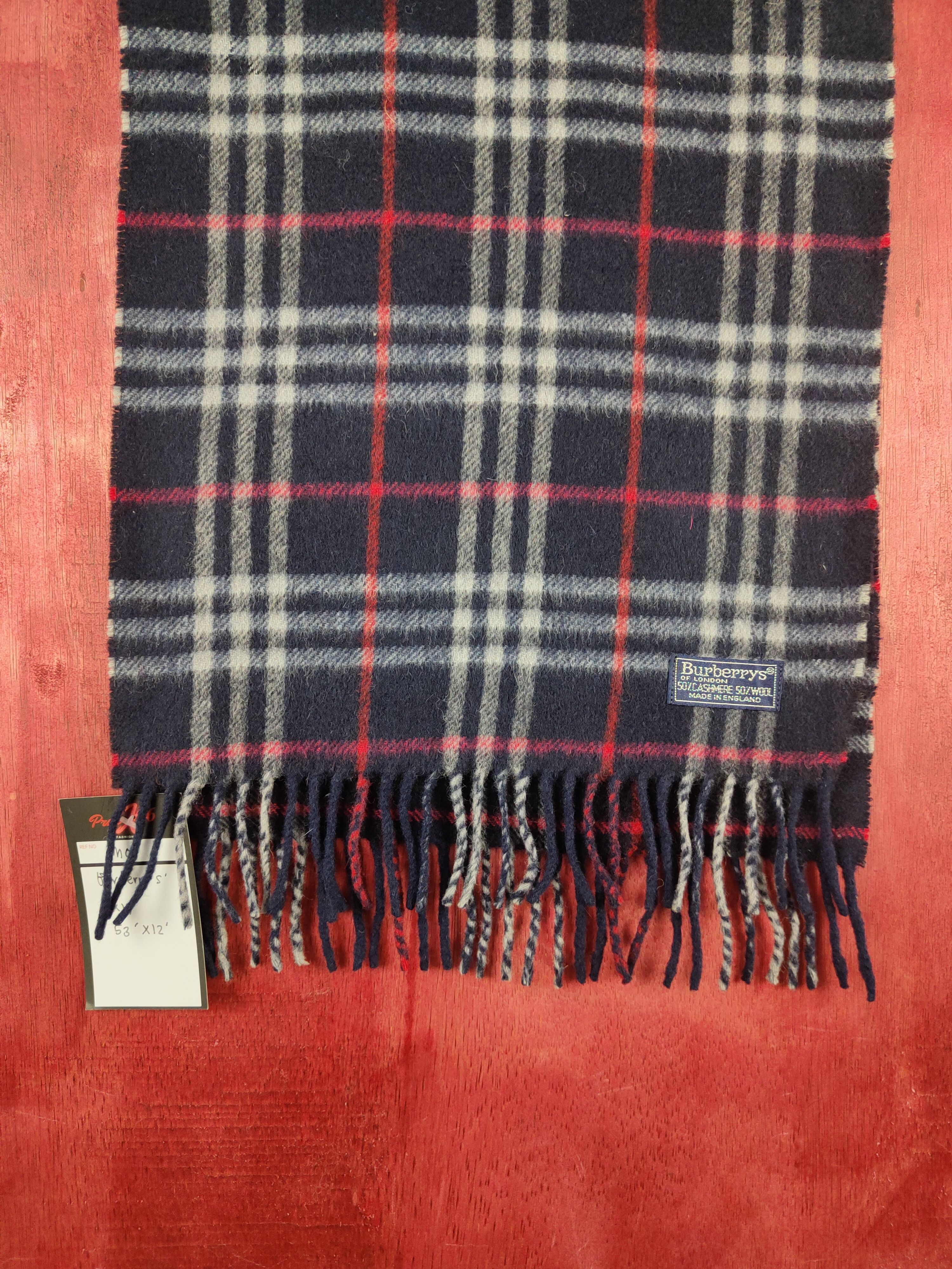 Burberry Burberry's Cashmere & Wool Muffler Scarves #m07 Size ONE SIZE - 3 Thumbnail