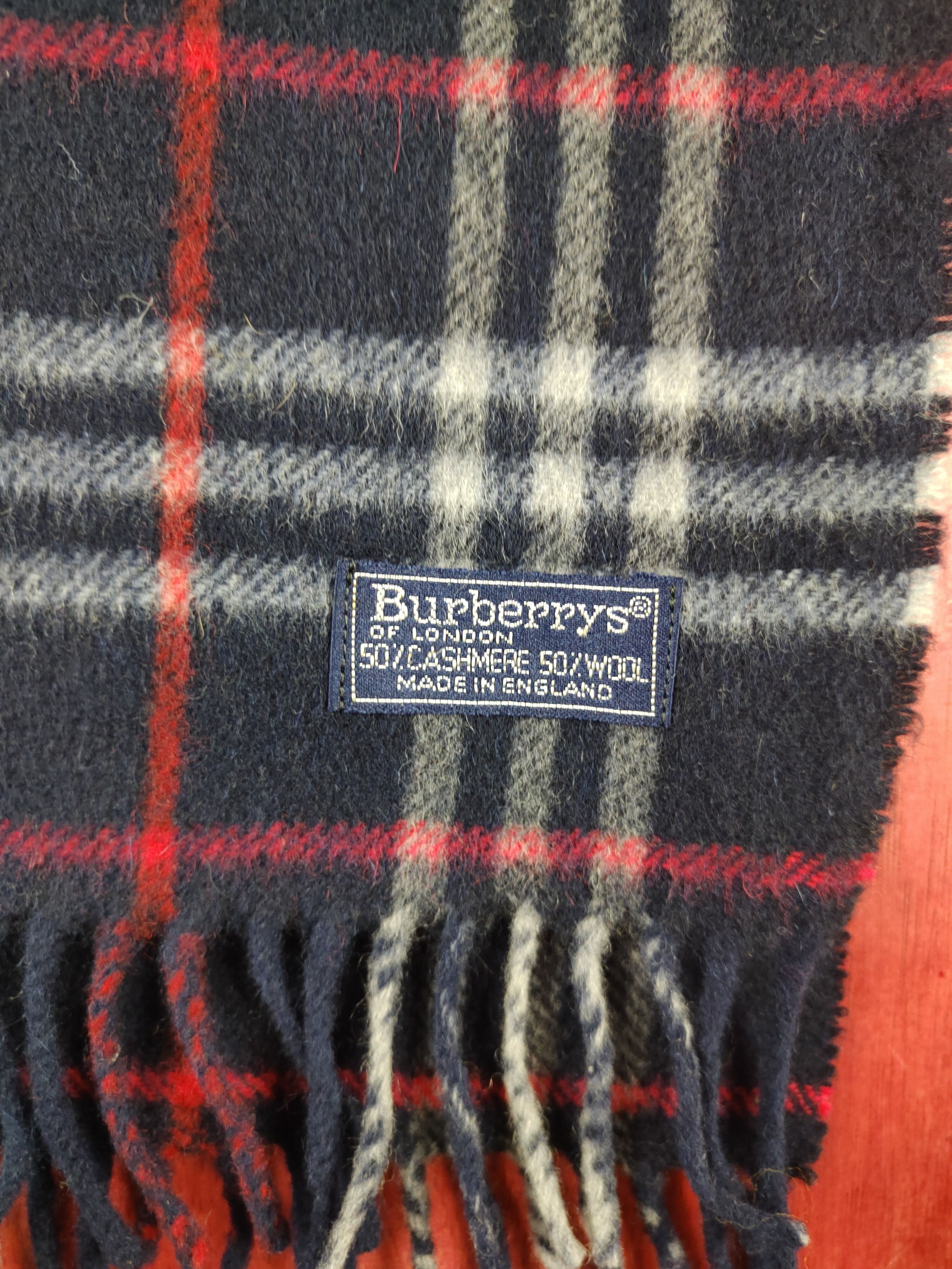 Burberry Burberry's Cashmere & Wool Muffler Scarves #m07 Size ONE SIZE - 6 Thumbnail