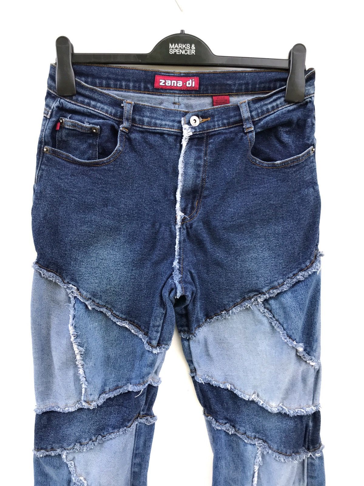 Japanese Brand Japanese Brand Zana Di Patchwork Jeans Kapital Style Size US 27 - 3 Thumbnail