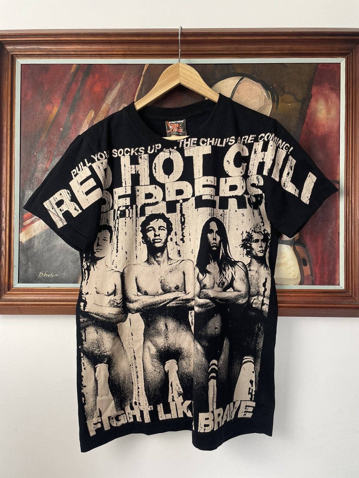 Red Hot Chili Peppers AOP Fullprint Band Rock Tee Vintage
