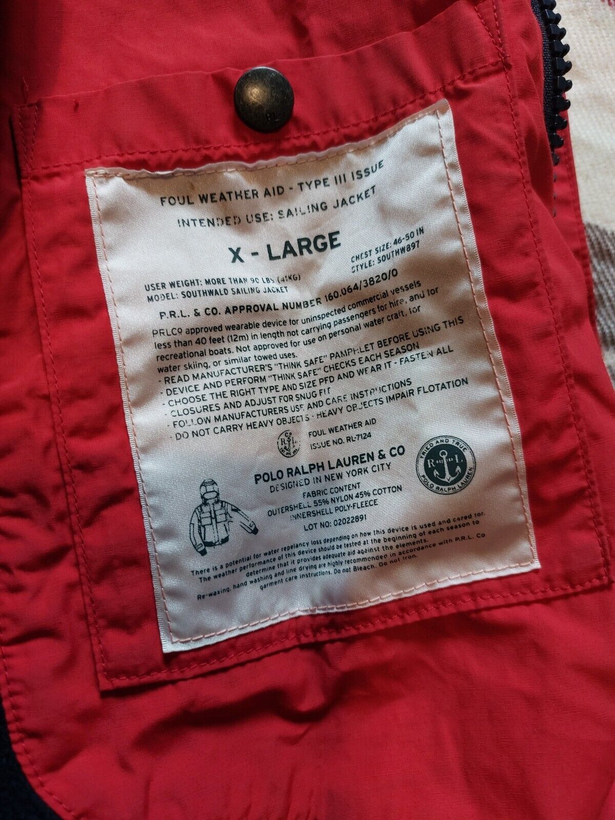 Polo Ralph Lauren Vintage Polo Ralph Lauren Sailing Reflective Jacket Size XL Size US XL / EU 56 / 4 - 12 Thumbnail