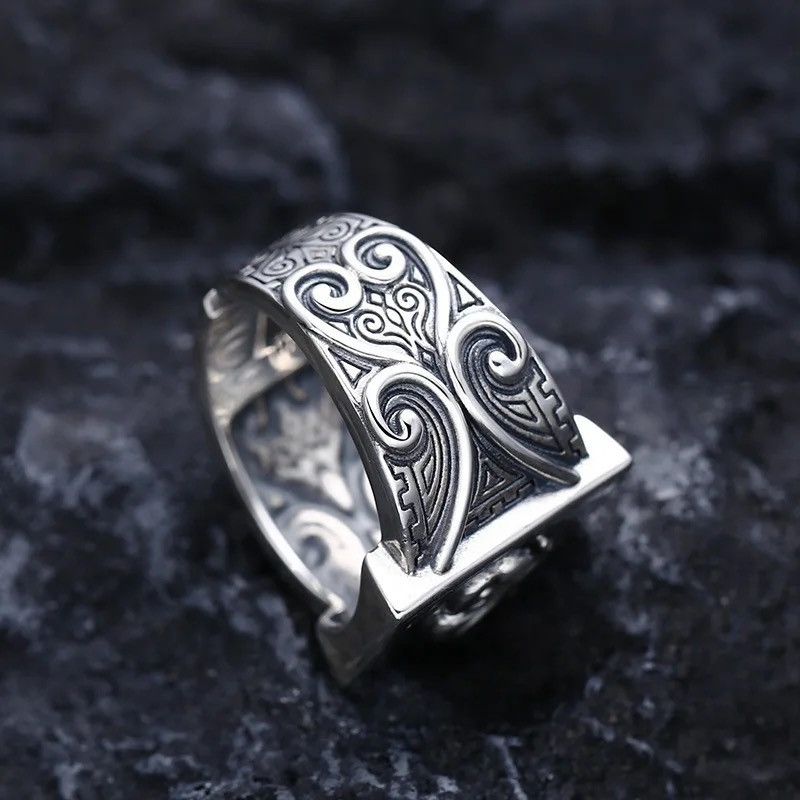 Jewelry Gothic Poker Ace of Spades Ring Size ONE SIZE - 3 Thumbnail