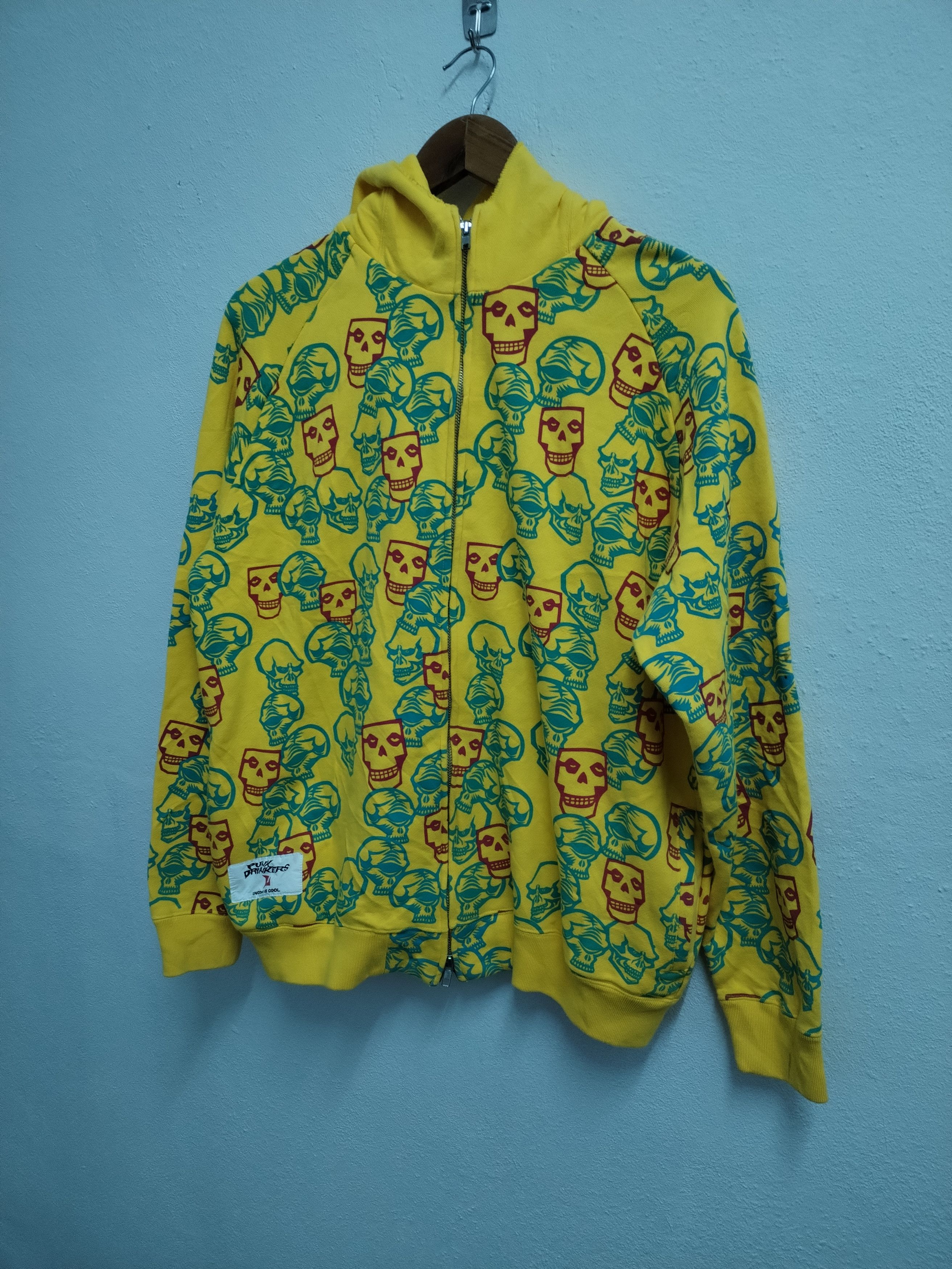 Japanese Brand × Seditionaries Punk Drunkers Misfits Skull Ovp Zipper Hoodie Size US L / EU 52-54 / 3 - 3 Thumbnail