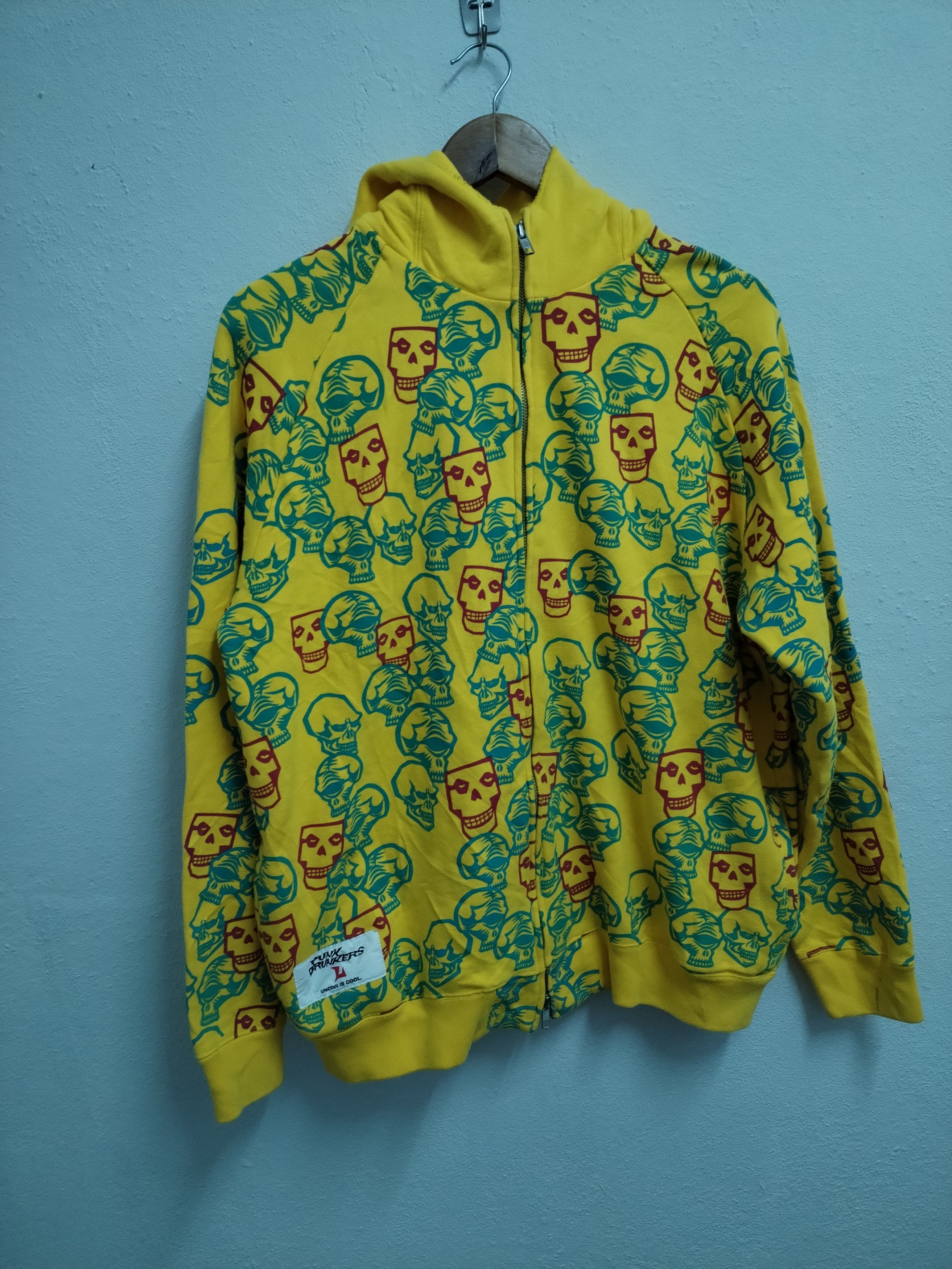 Japanese Brand × Seditionaries Punk Drunkers Misfits Skull Ovp Zipper Hoodie Size US L / EU 52-54 / 3 - 2 Thumbnail