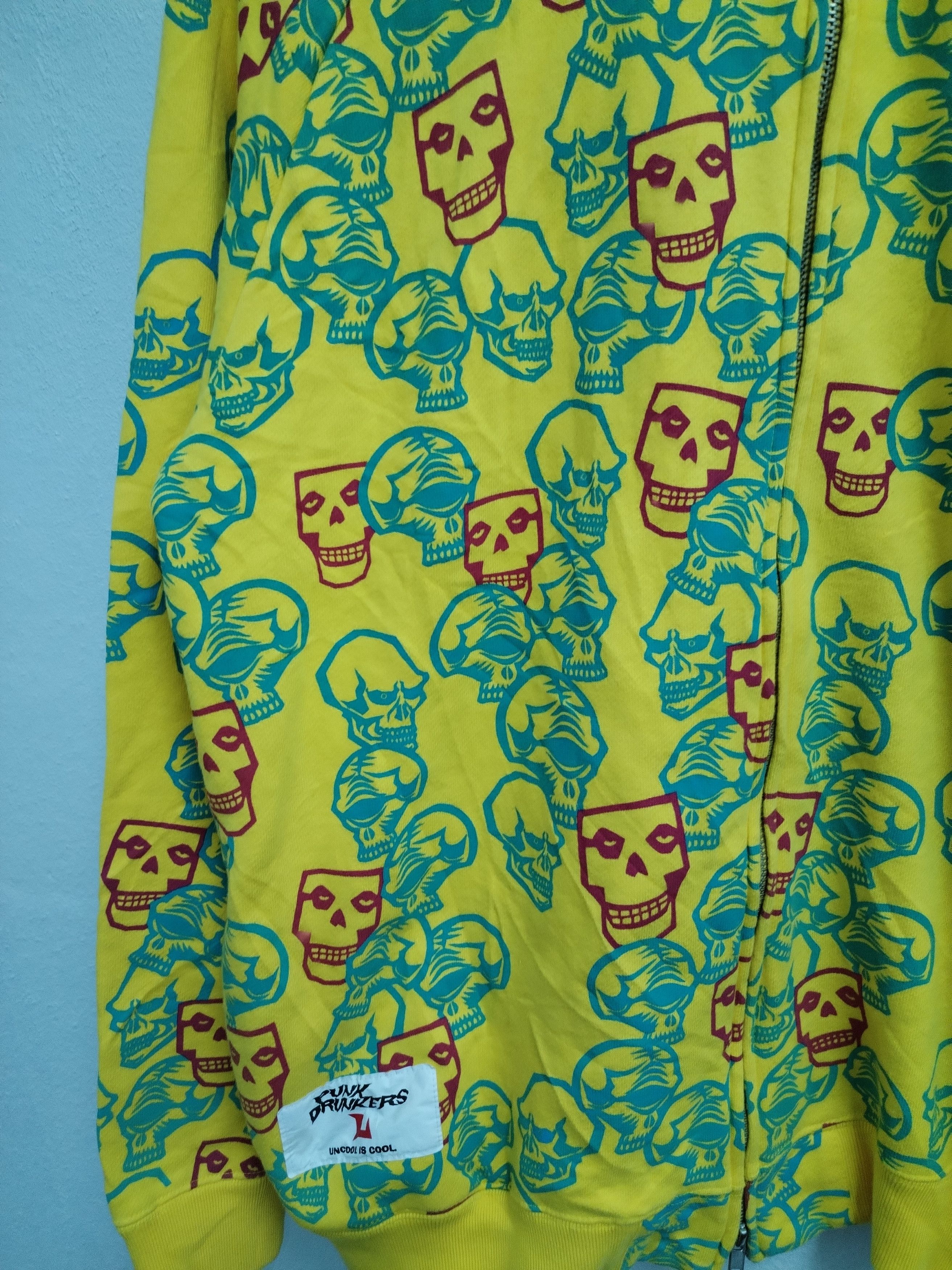 Japanese Brand × Seditionaries Punk Drunkers Misfits Skull Ovp Zipper Hoodie Size US L / EU 52-54 / 3 - 5 Thumbnail