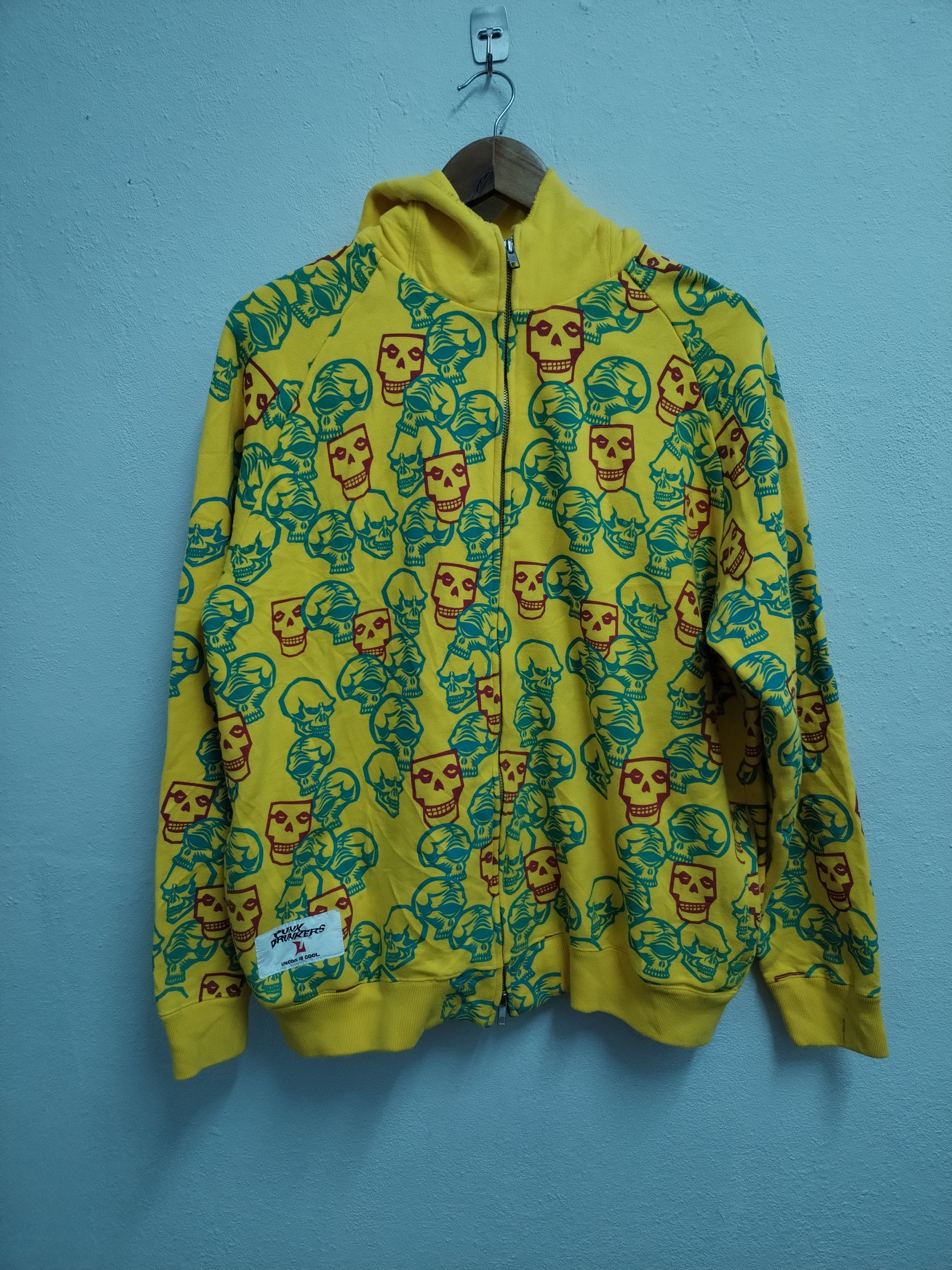 Japanese Brand × Seditionaries Punk Drunkers Misfits Skull Ovp Zipper Hoodie Size US L / EU 52-54 / 3 - 1 Thumbnail