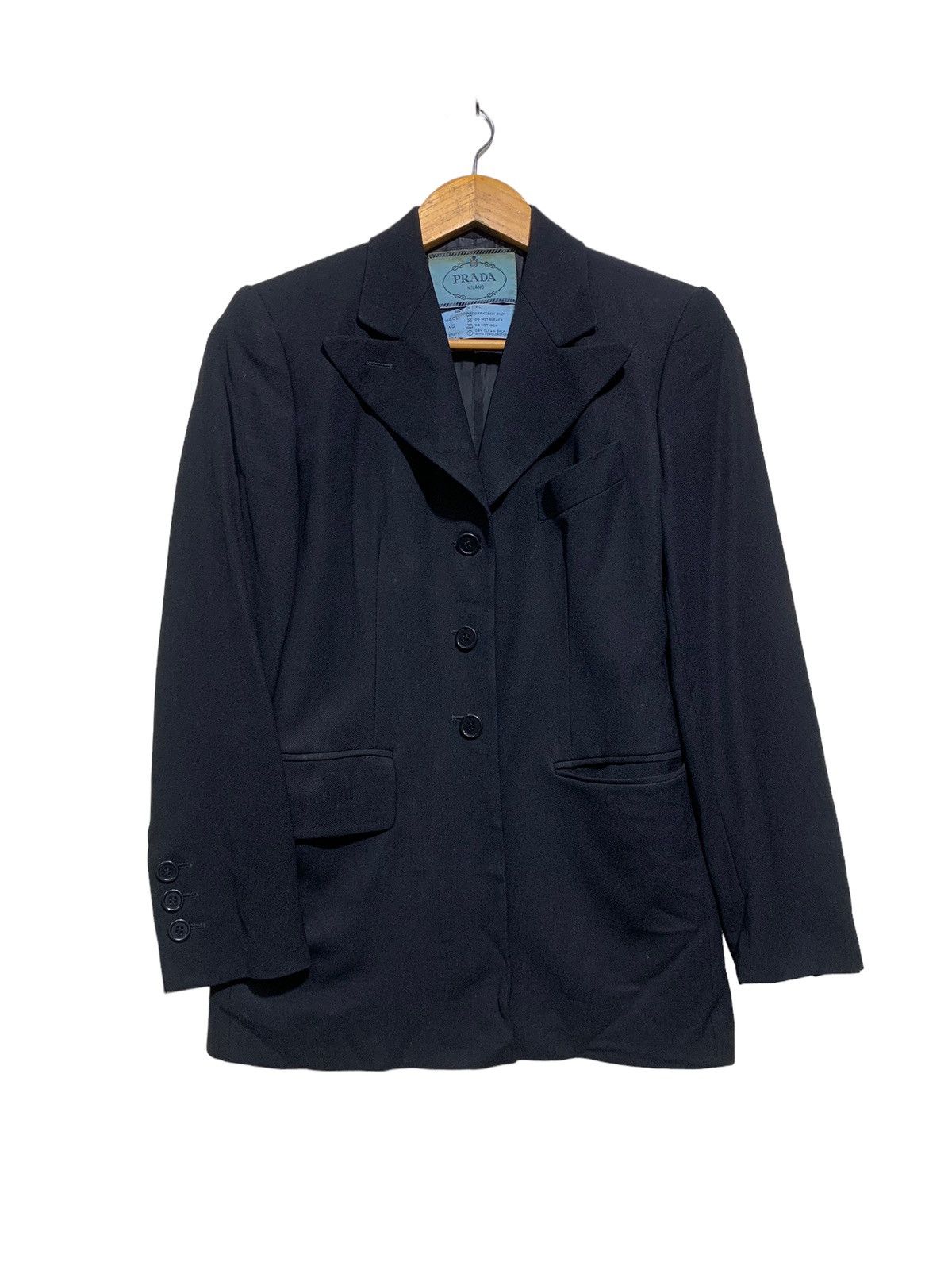 Prada 🔥VTG PRADA WOMENS BLAZER JACKETS Size S / US 4 / IT 40 - 1 Thumbnail
