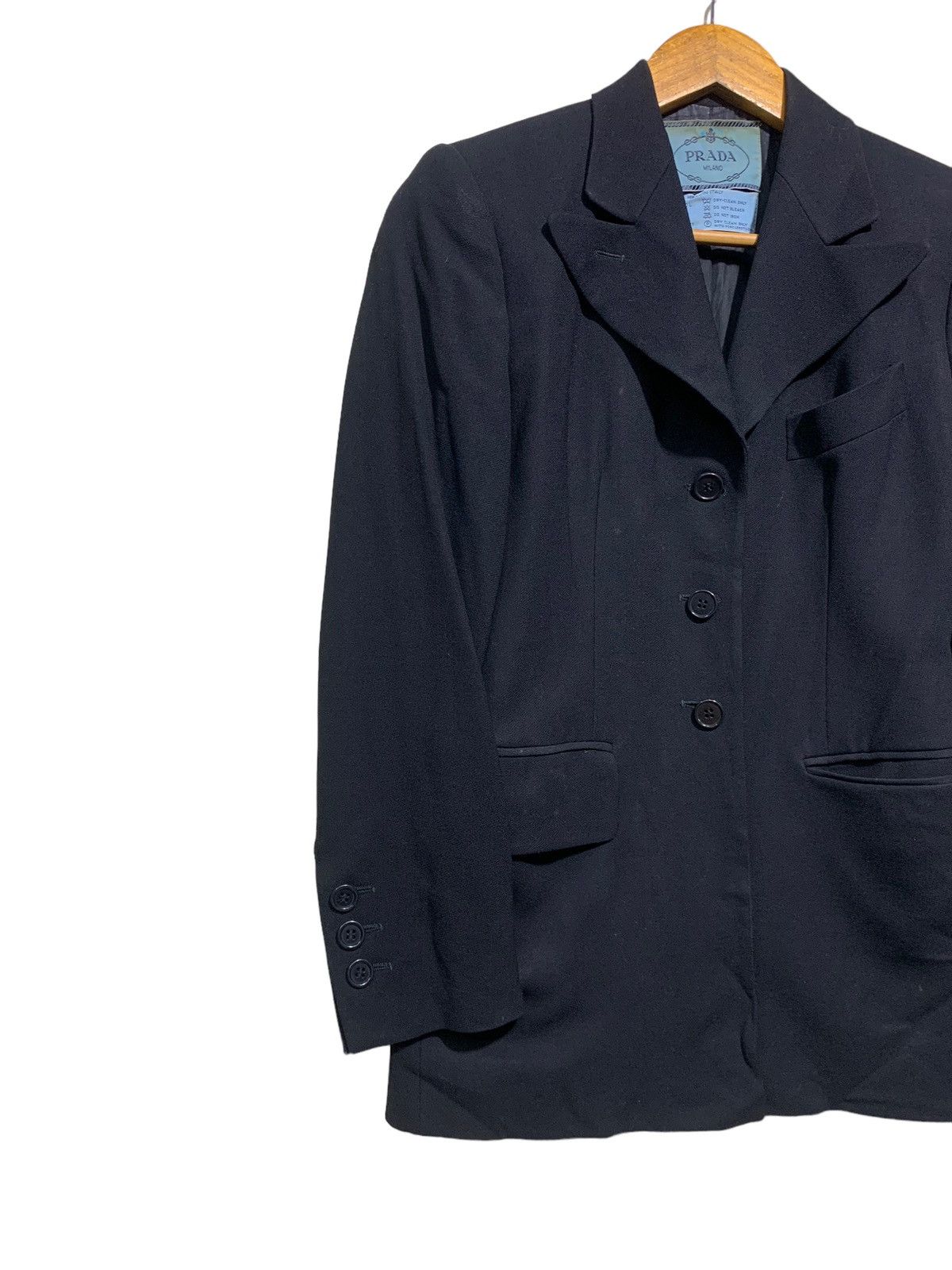 Prada 🔥VTG PRADA WOMENS BLAZER JACKETS Size S / US 4 / IT 40 - 2 Thumbnail