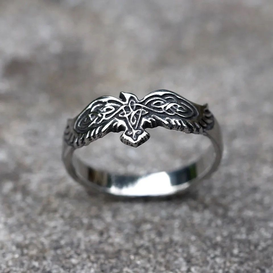 Jewelry Flying Eagle Rings Size ONE SIZE - 2 Thumbnail