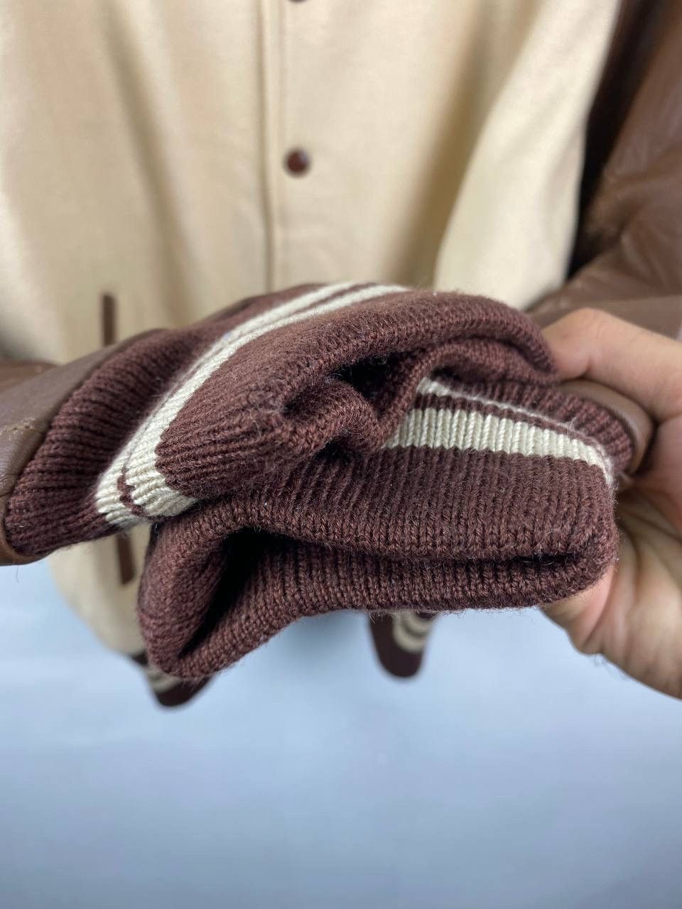 Vintage RARE Vintage 1958 Classical Elegance Brown Varsity Jacket Size US L / EU 52-54 / 3 - 12 Thumbnail