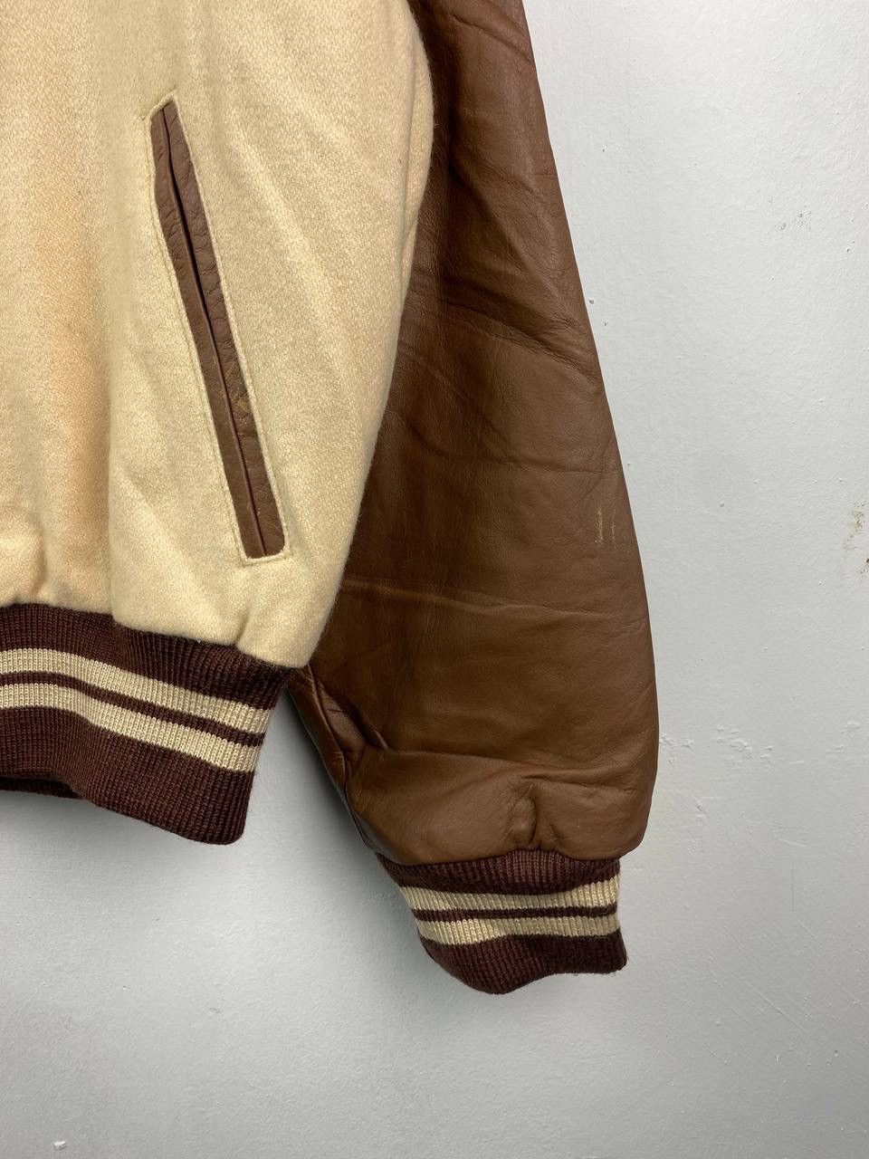 Vintage RARE Vintage 1958 Classical Elegance Brown Varsity Jacket Size US L / EU 52-54 / 3 - 9 Thumbnail