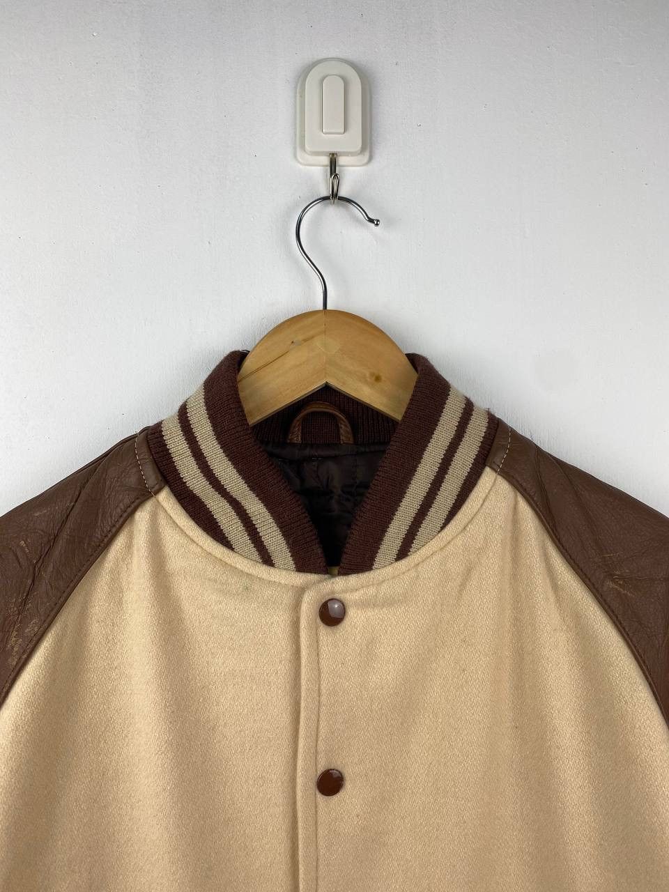 Vintage RARE Vintage 1958 Classical Elegance Brown Varsity Jacket Size US L / EU 52-54 / 3 - 4 Thumbnail