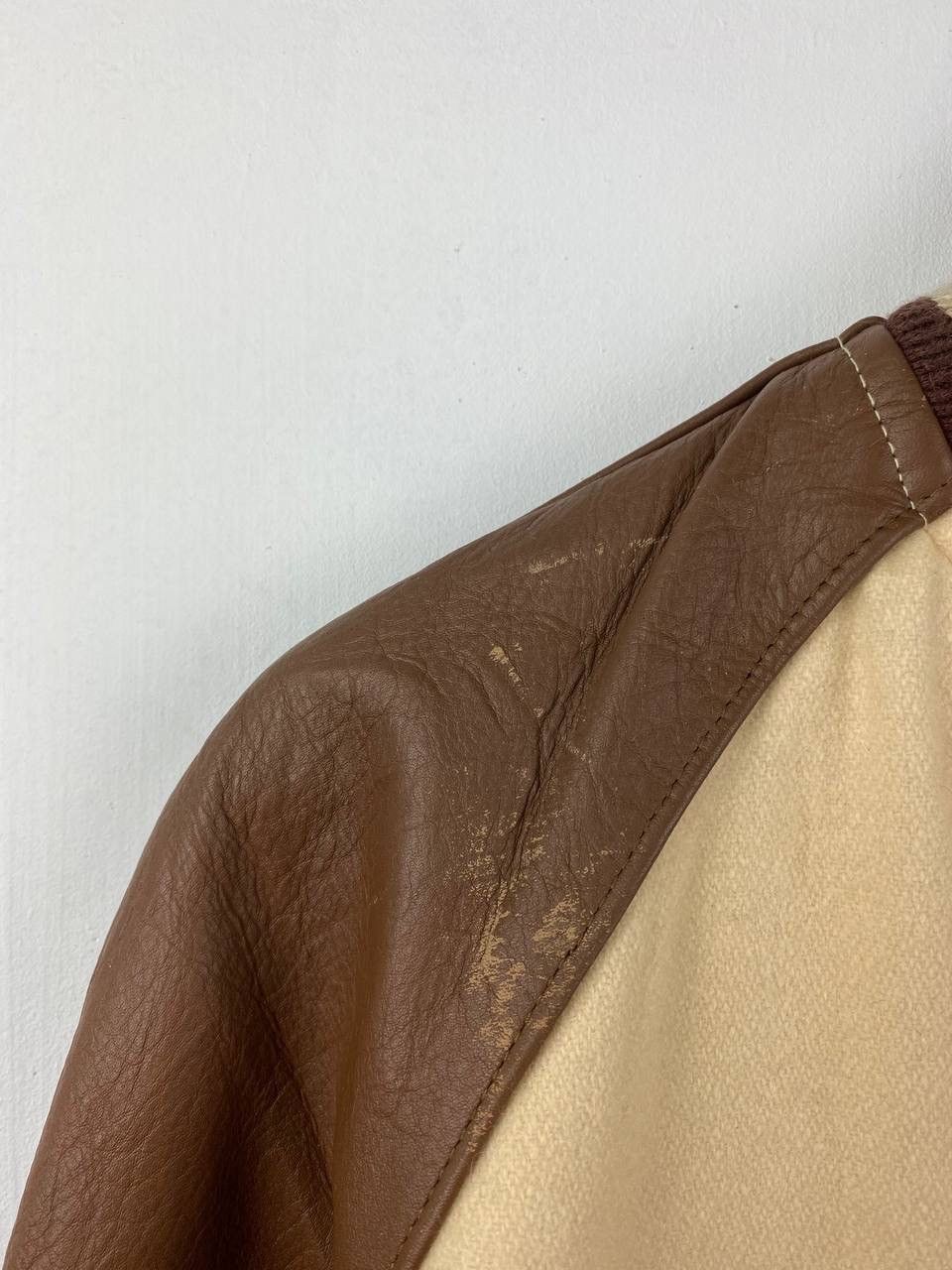 Vintage RARE Vintage 1958 Classical Elegance Brown Varsity Jacket Size US L / EU 52-54 / 3 - 11 Thumbnail