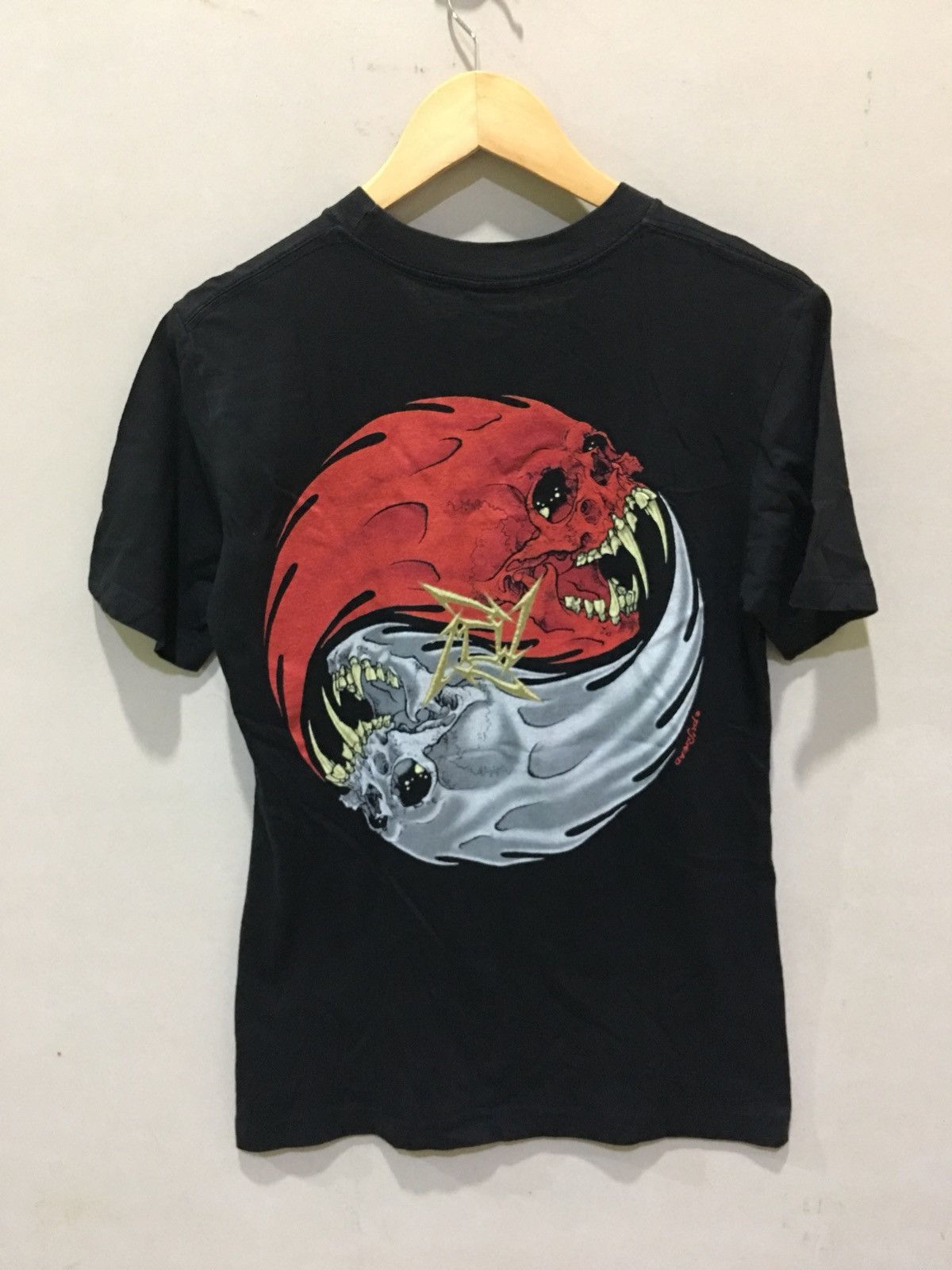 Band Tees × Metallica × Vintage VINTAGE METALLICA PUSHEAD 90S ROCK METAL Size US M / EU 48-50 / 2 - 2 Thumbnail
