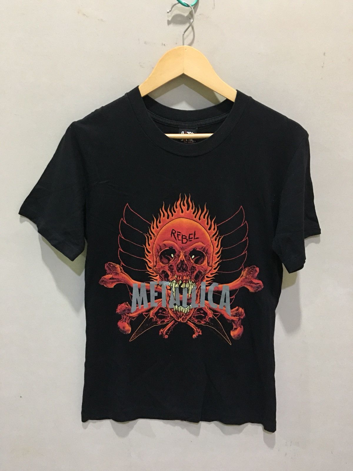 Band Tees × Metallica × Vintage VINTAGE METALLICA PUSHEAD 90S ROCK METAL Size US M / EU 48-50 / 2 - 1 Thumbnail