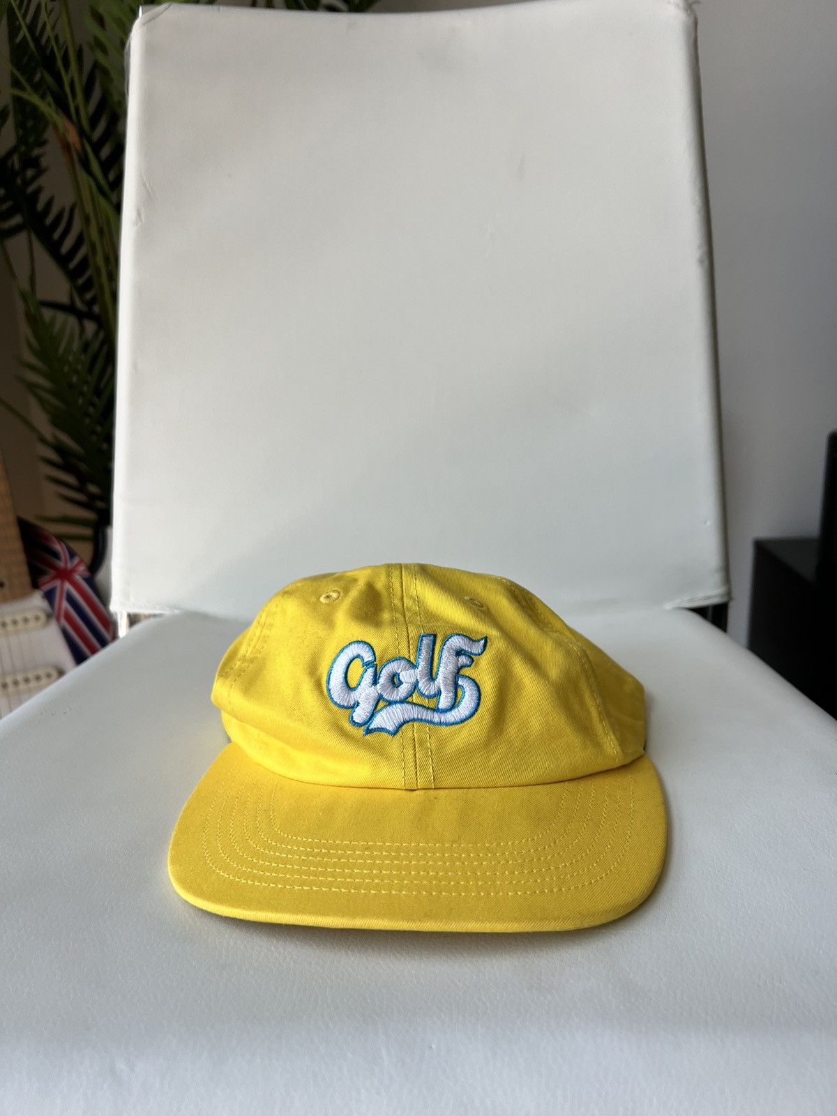 Golf Wang Golf Wang Yellow Cursive Hat | Grailed, image size:1200x1600