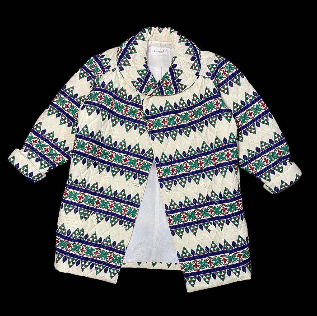 Christian Dior Monsieur Christian Dior Sport Quilted Full Print Jacket Size US S / EU 44-46 / 1 - 1 Thumbnail