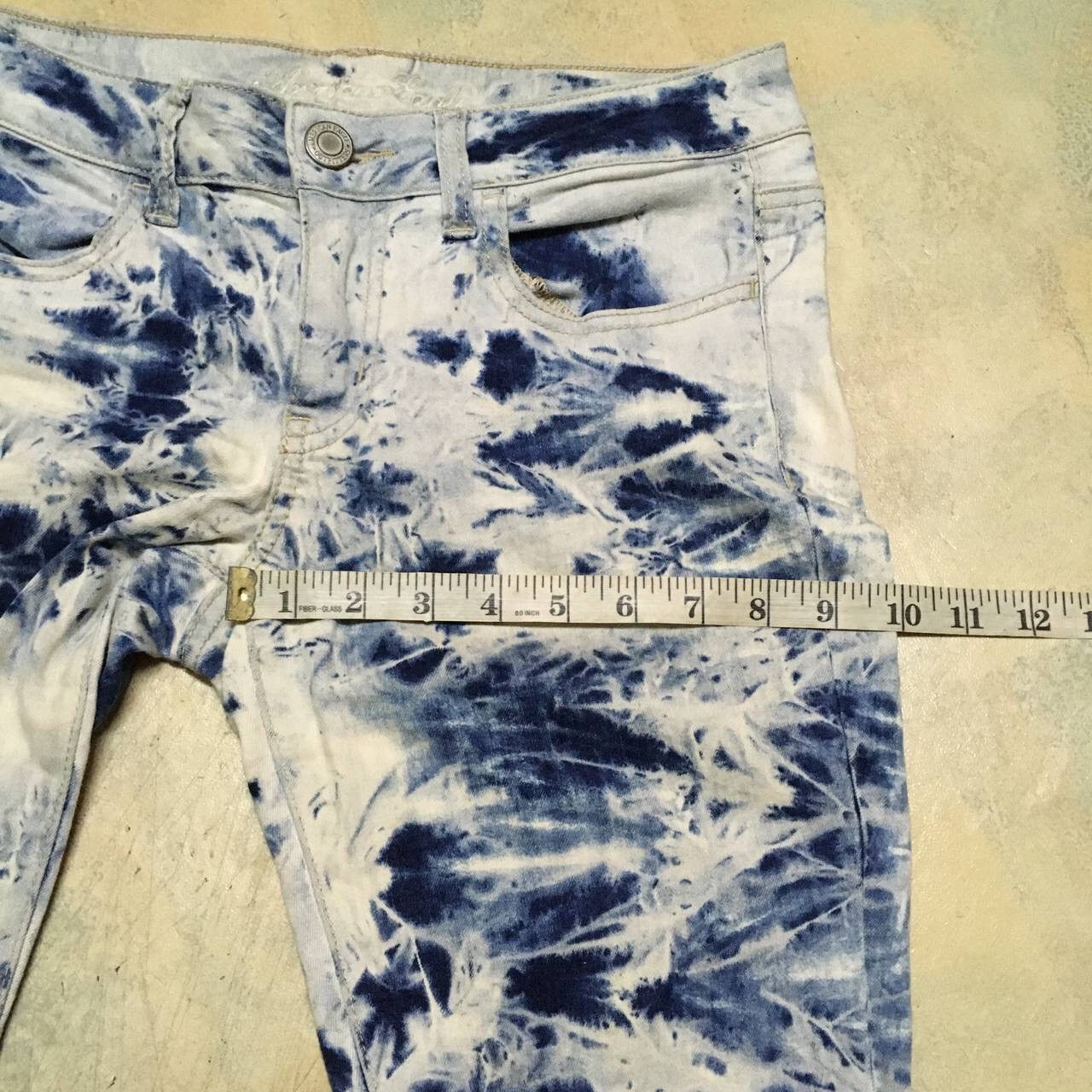 Japanese Brand Distressed Acid Wash Skinny Jeans Punk Seditionaries Style Size US 30 / EU 46 - 6 Thumbnail