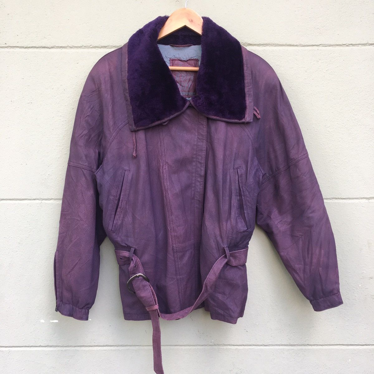 Genuine Leather FRIITALA Women Leather Fur Jacket Made in Finland Size M / US 6-8 / IT 42-44 - 1 Thumbnail
