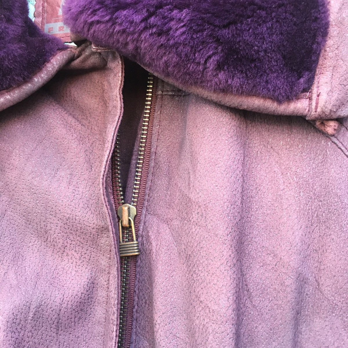 Genuine Leather FRIITALA Women Leather Fur Jacket Made in Finland Size M / US 6-8 / IT 42-44 - 8 Thumbnail
