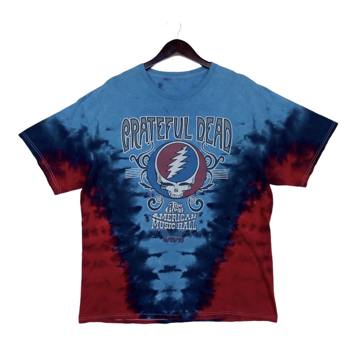Band Tees GRATEFUL DEAD Tie Dye the great rock band tee shirt Size US XL / EU 56 / 4 - 1 Thumbnail