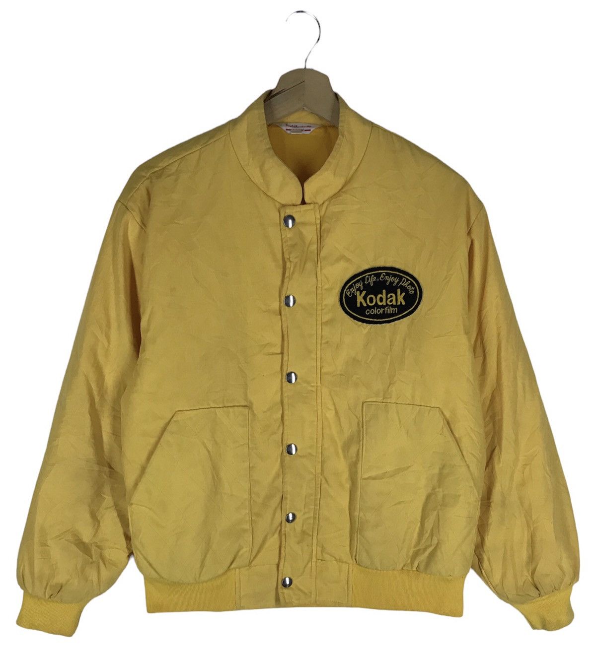 image of Bomber Jacket x Kodak Vintage Kodak Color Film Jackets in Yellow, Men's (Size Medium)