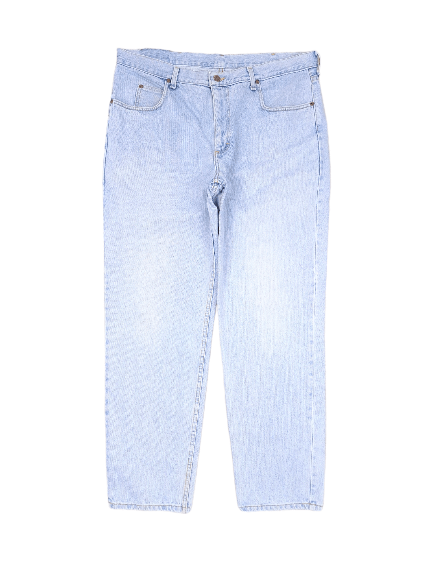 Lee × Vintage 💎 90's Vintage Lee Baggy Baby Blue Light Straight Jeans Y2K Size US 36 / EU 52 - 1 Thumbnail