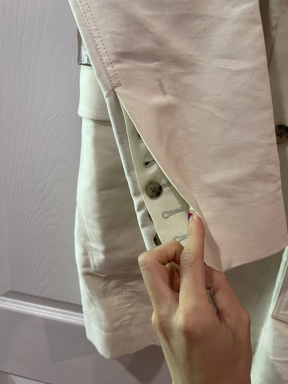 Rick Owens Rick Owens SS19 Babel waxed denim trench Size US M / EU 48-50 / 2 - 9 Thumbnail
