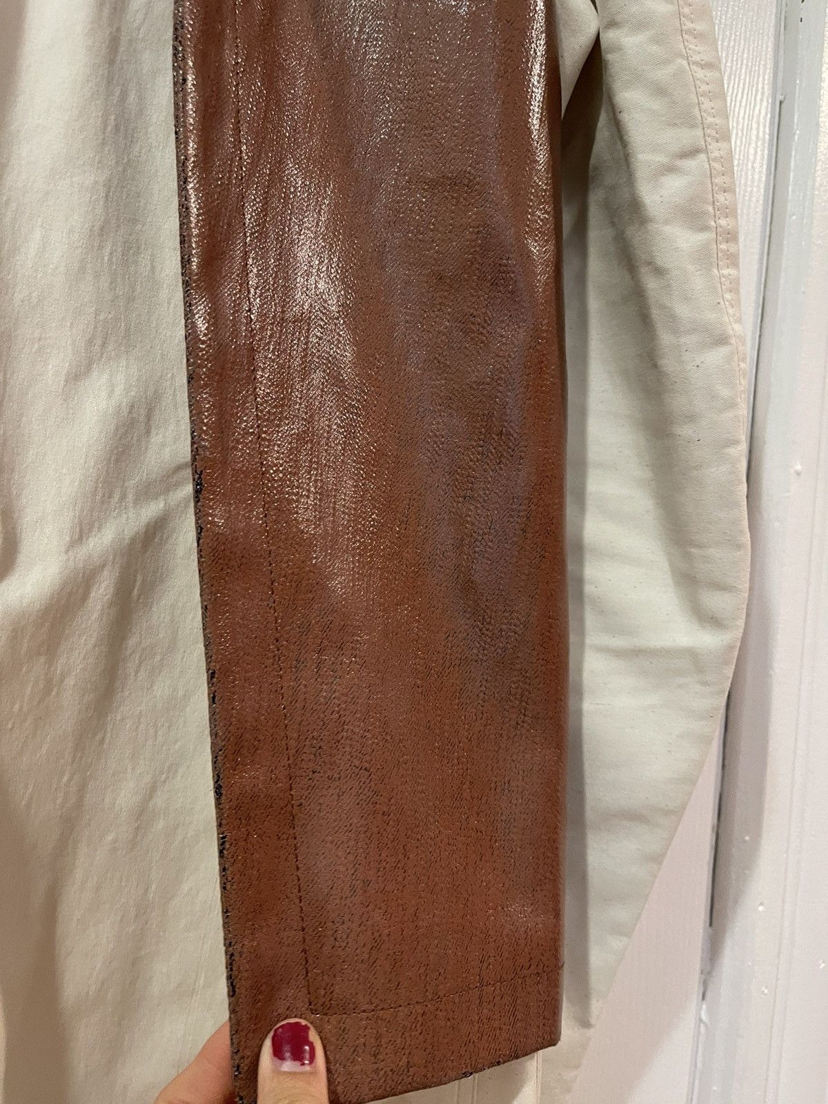 Rick Owens Rick Owens SS19 Babel waxed denim trench Size US M / EU 48-50 / 2 - 12 Thumbnail