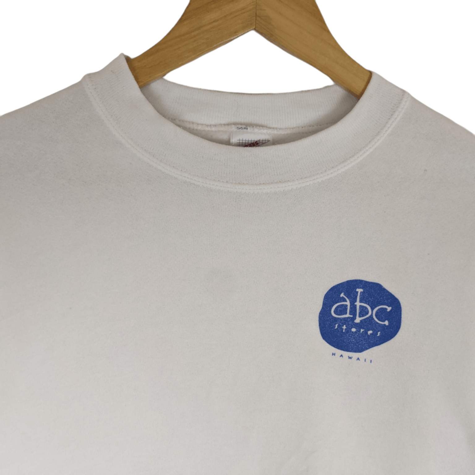 Jerzees Vintage 90's ABC Stores Hawaii Crewneck Jumper Sweatshirt Size US S / EU 44-46 / 1 - 3 Thumbnail