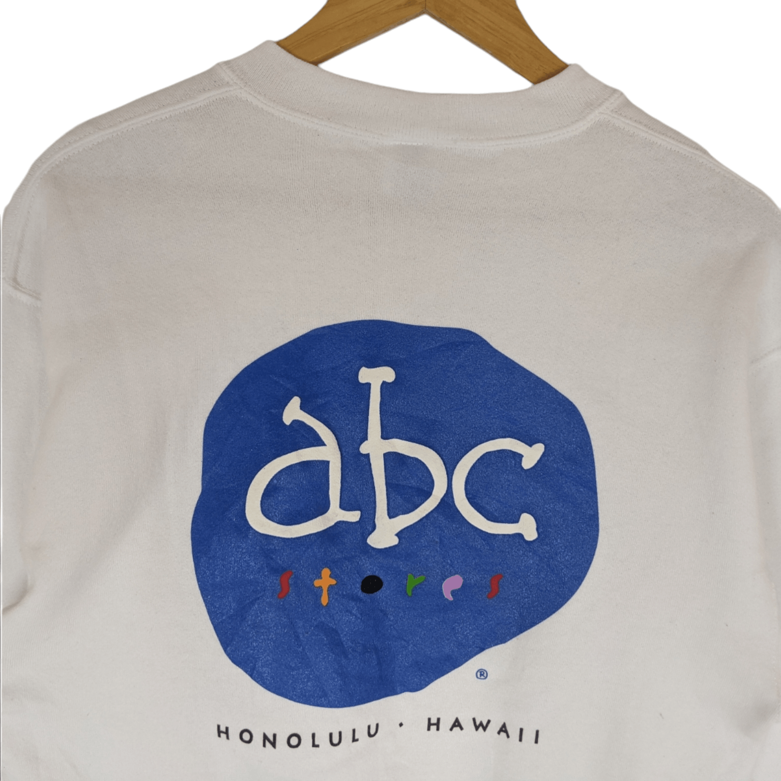 Jerzees Vintage 90's ABC Stores Hawaii Crewneck Jumper Sweatshirt Size US S / EU 44-46 / 1 - 5 Thumbnail