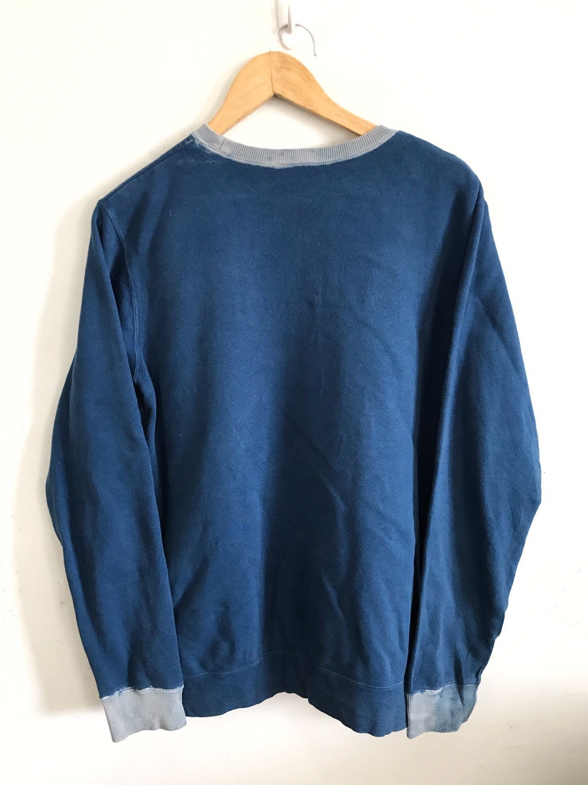 Japanese Brand × WHIZ LIMITED Whiz Limited Blue Crewneck Sweatshirt Size US M / EU 48-50 / 2 - 2 Thumbnail