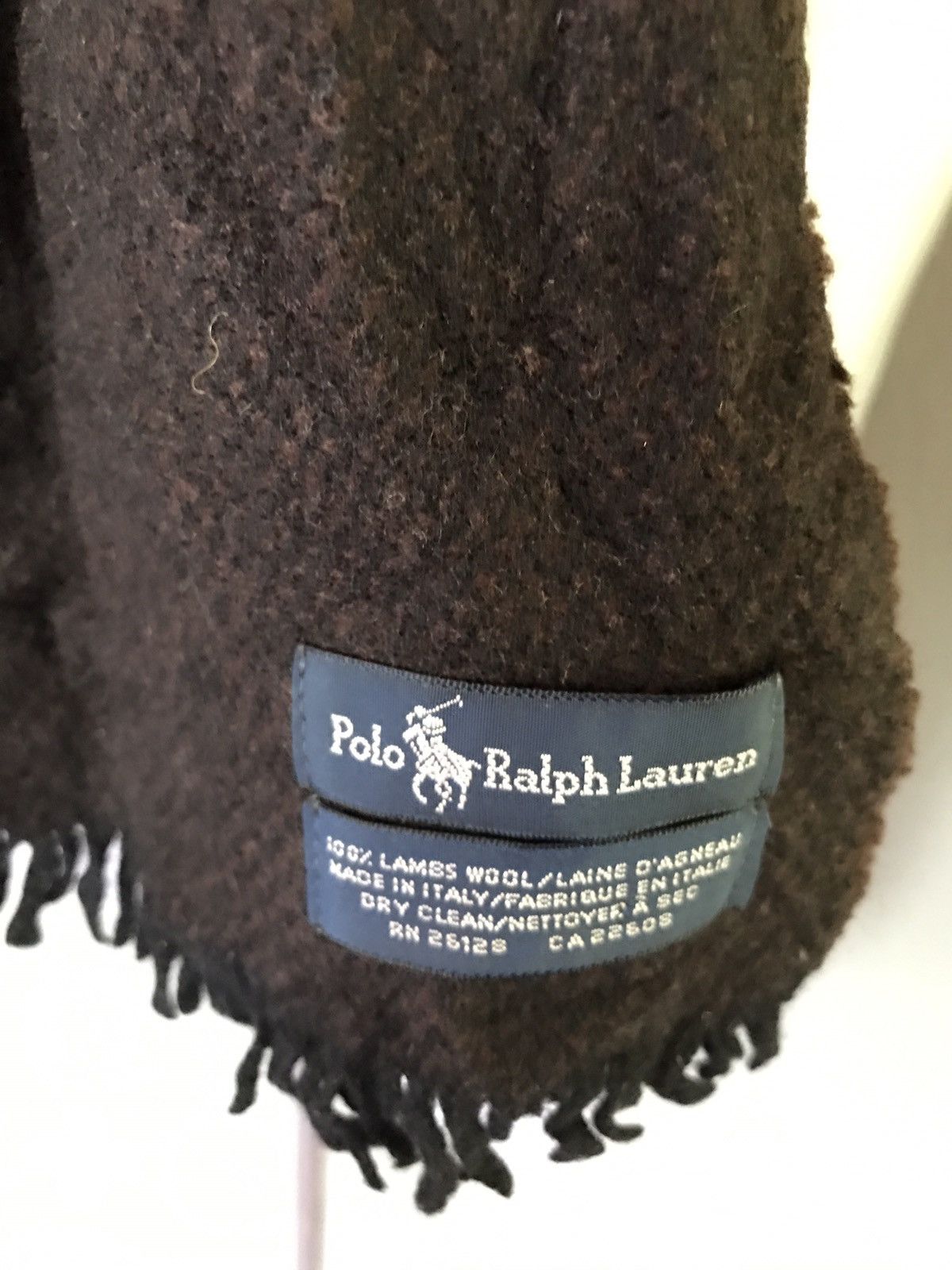 Polo Ralph Lauren POLO by RALPH LAUREN LAMBSWOOL NECK MUFLER SCARF Size ONE SIZE - 3 Thumbnail