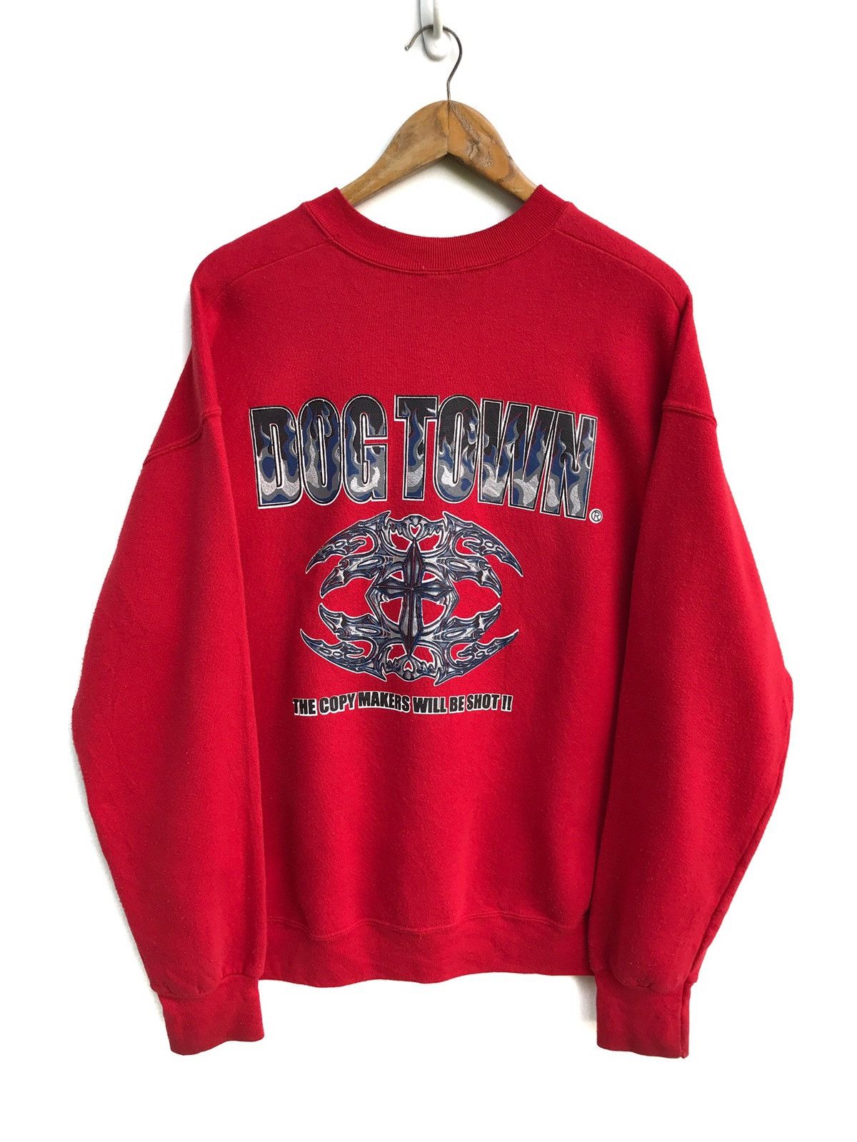 Dogtown Vintage 90s Dogtown Flame Big Logo Sweatshirt Size US L / EU 52-54 / 3 - 1 Thumbnail