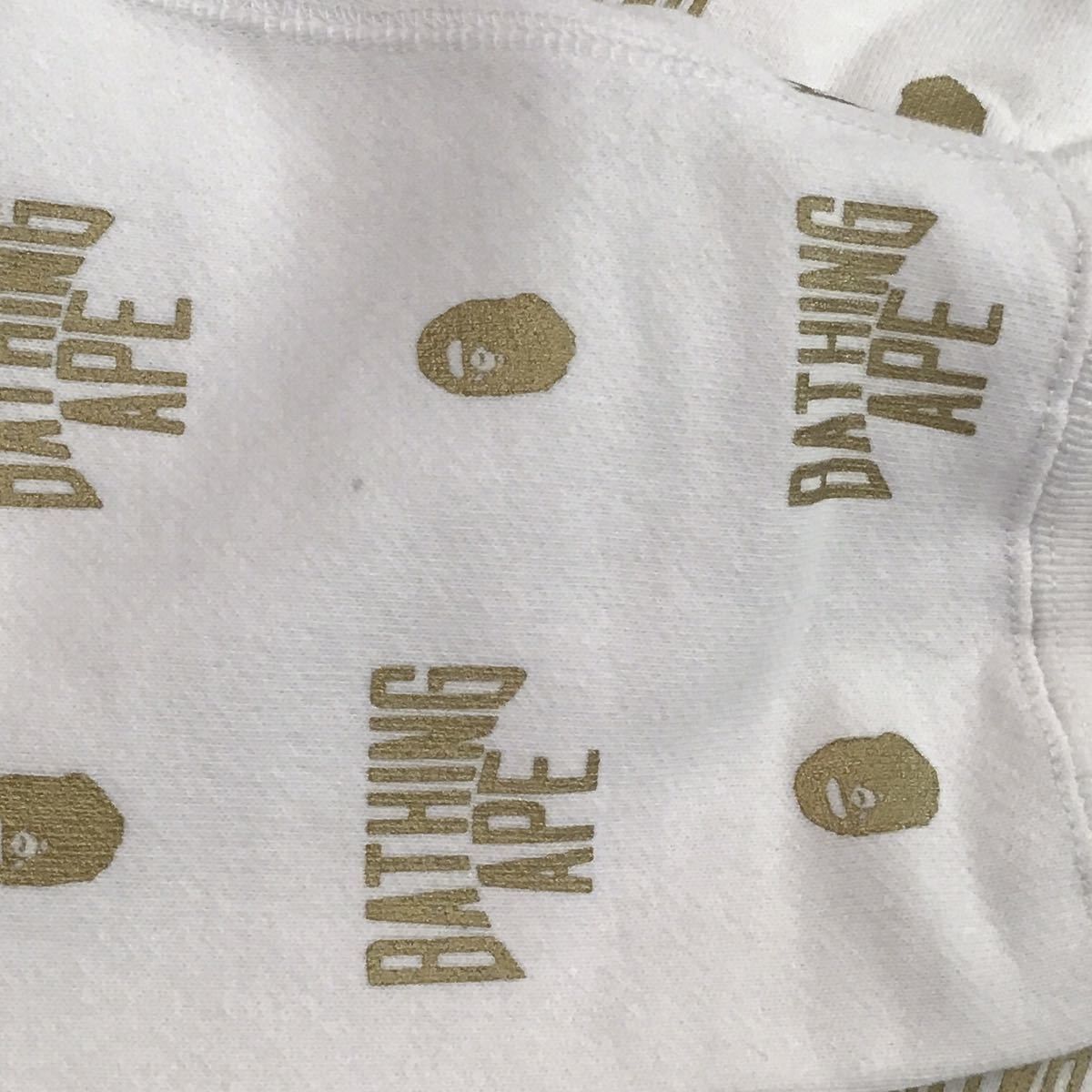 Bape 🔥XL🔥 BAPE Monogram BAPE logo full zip hoodie white x GOLD Size US XL / EU 56 / 4 - 6 Thumbnail