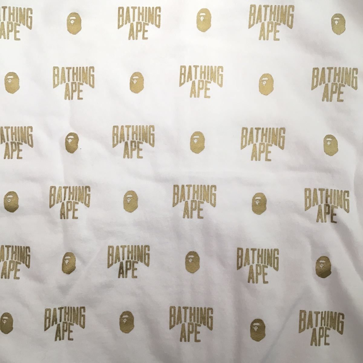 Bape 🔥XL🔥 BAPE Monogram BAPE logo full zip hoodie white x GOLD Size US XL / EU 56 / 4 - 5 Thumbnail