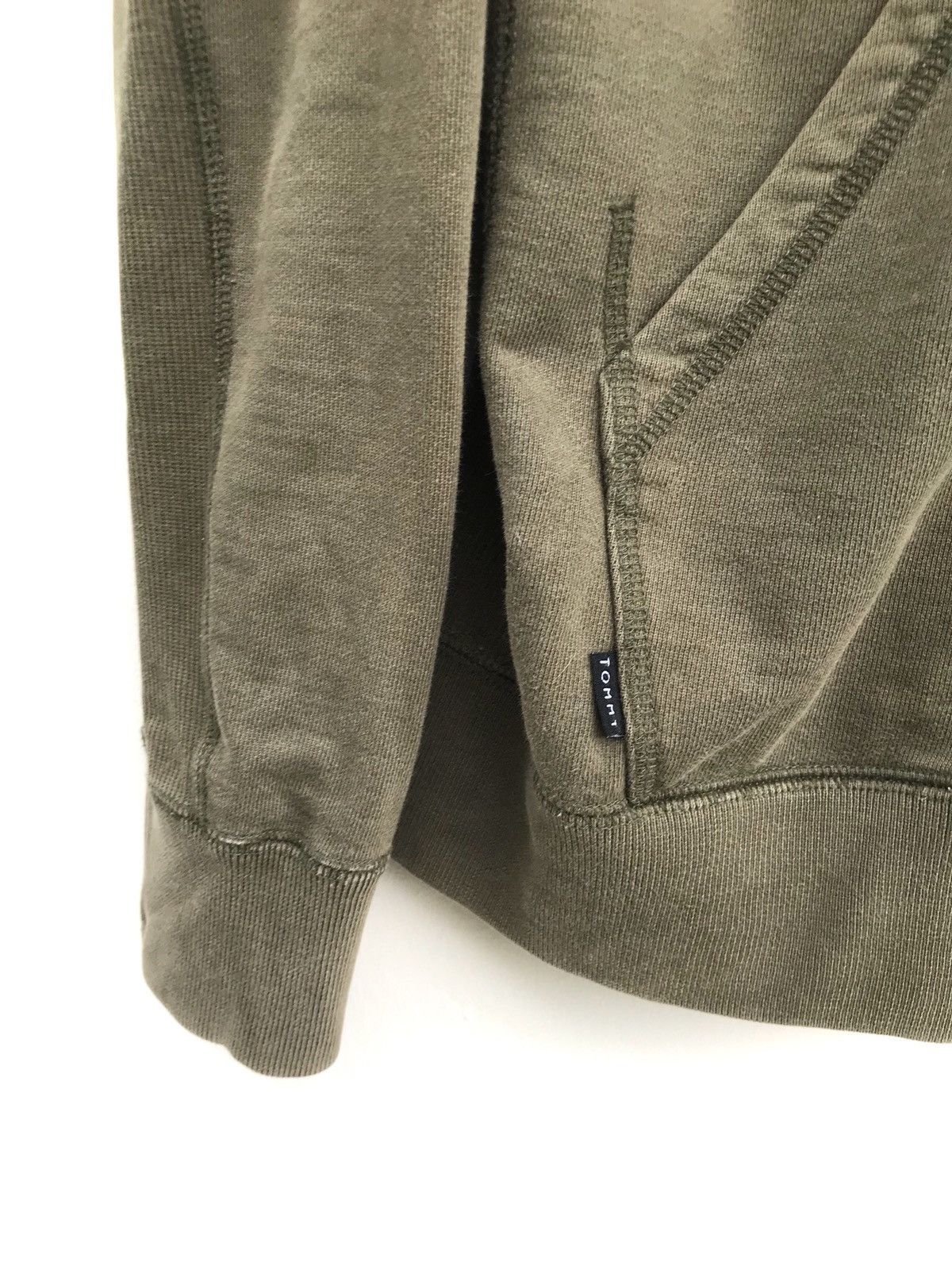 Tommy Hilfiger Tommy Big Logo Hoodie Green Sweatshirt Size US M / EU 48-50 / 2 - 4 Thumbnail