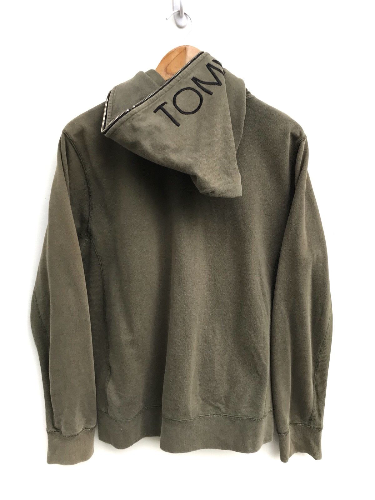 Tommy Hilfiger Tommy Big Logo Hoodie Green Sweatshirt Size US M / EU 48-50 / 2 - 2 Thumbnail