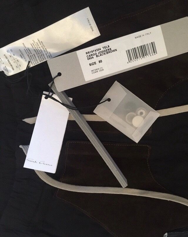 Rick Owens NEW 💥 SUEDE CARGO JOGGER LARRY ASAP ROCKY TRAVIS SCOTT 50 Size US 34 / EU 50 - 6 Thumbnail