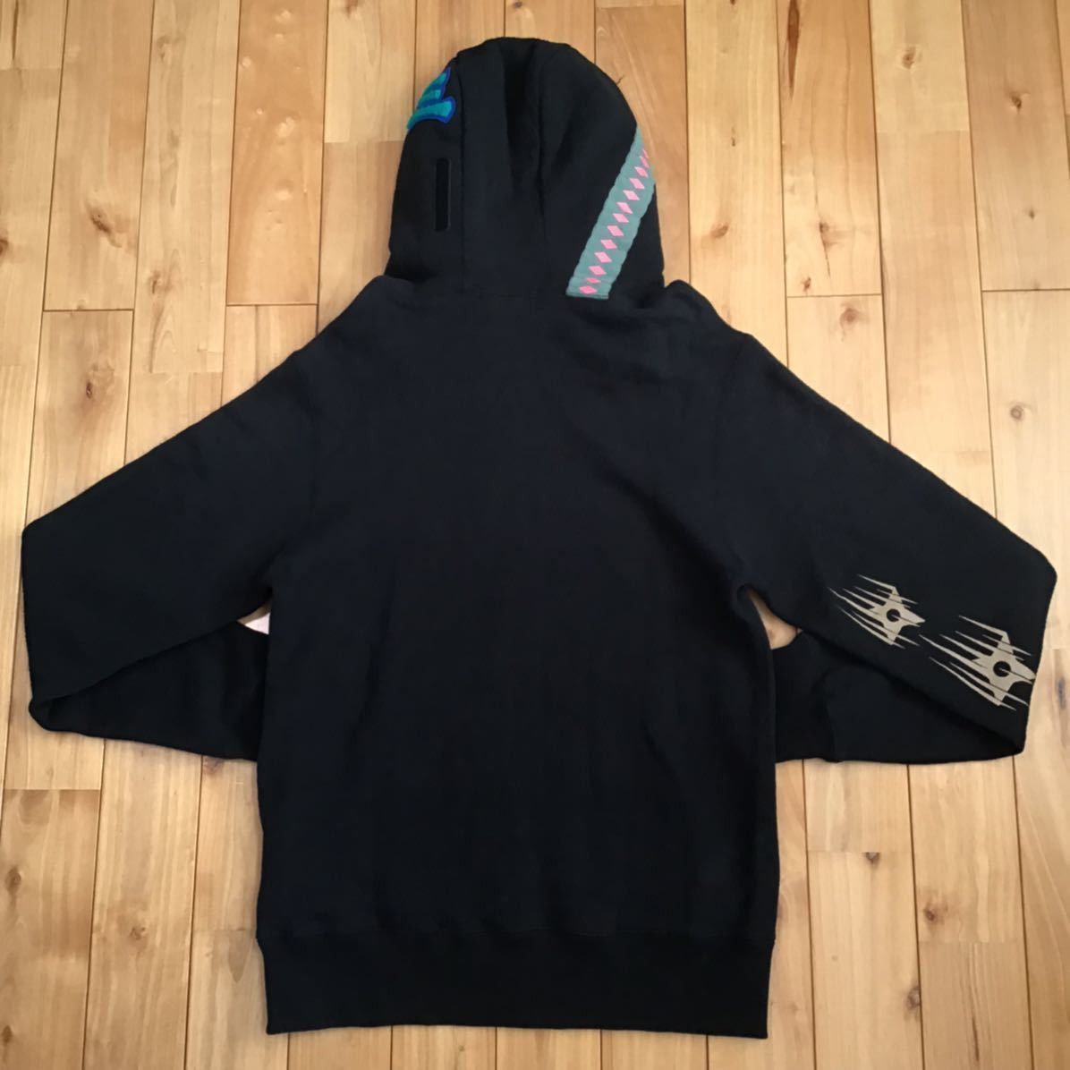 Bape BAPE NINJA ZIP HOODIE Black a bathing ape Size US M / EU 48-50 / 2 - 7 Thumbnail