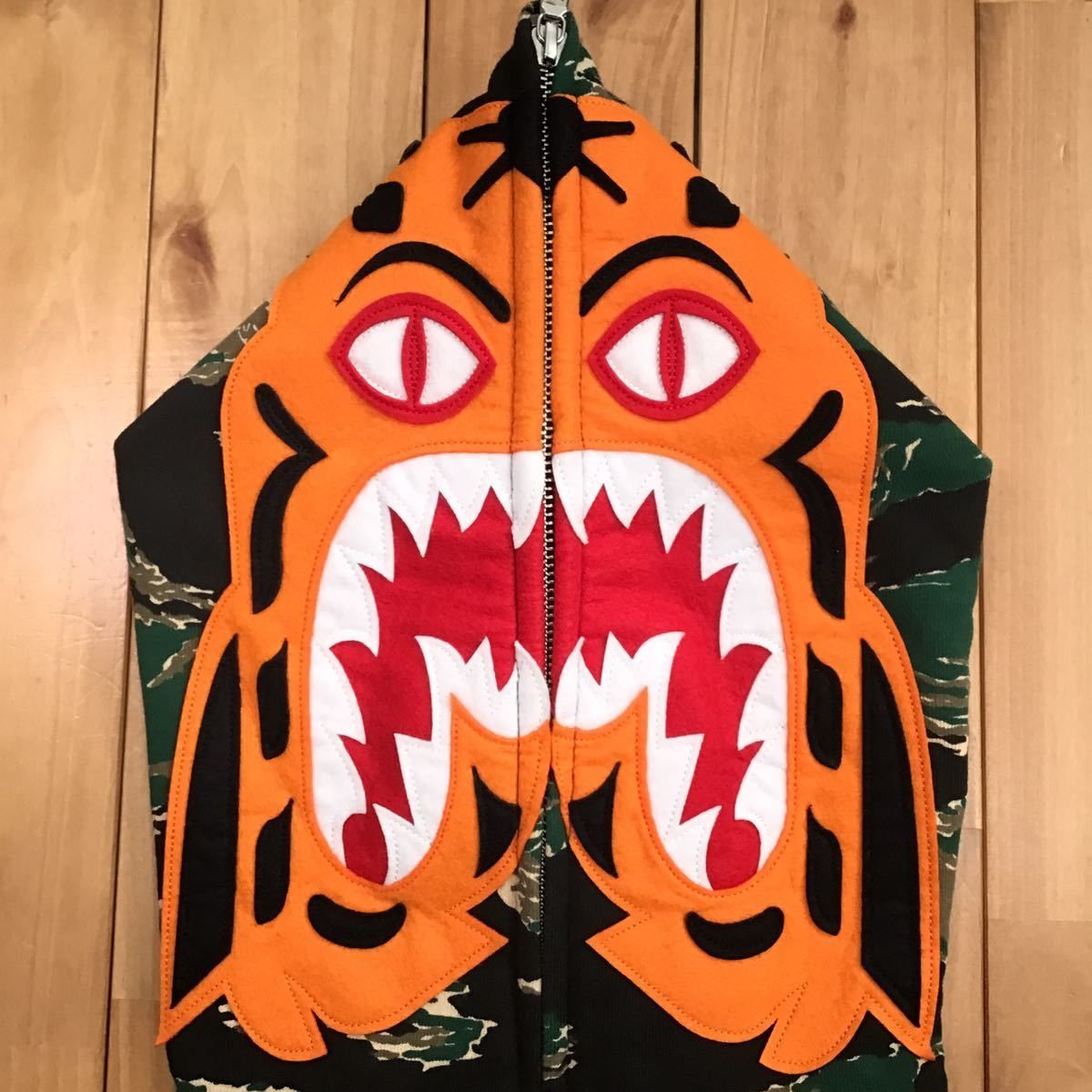 Bape BAPE Tiger full zip hoodie tiger camo Size US M / EU 48-50 / 2 - 2 Thumbnail