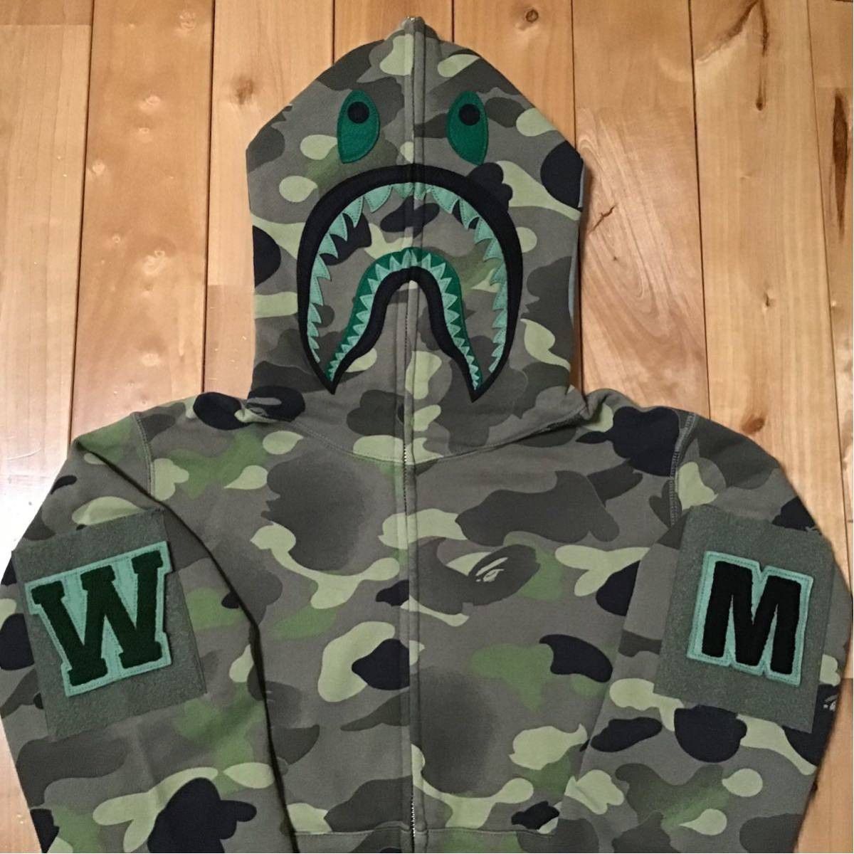 Bape BAPE Gradation camo shark full zip hoodie Size US S / EU 44-46 / 1 - 2 Thumbnail