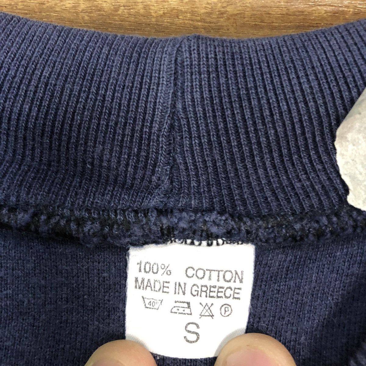 Vintage Greece Athen Dark Blue Sweatshirt #053B Size US S / EU 44-46 / 1 - 11 Thumbnail