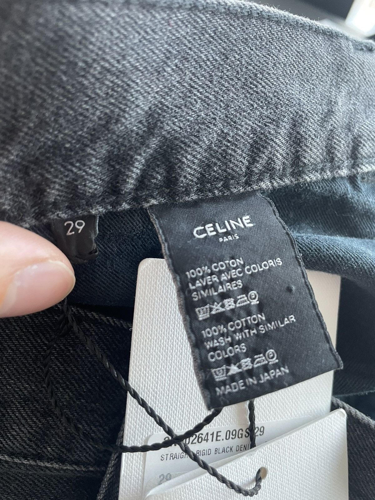Celine × Hedi Slimane Sold Out Super Rare Brand NEW HEDI Slimane 19FW Runway Denim Size US 29 - 7 Thumbnail