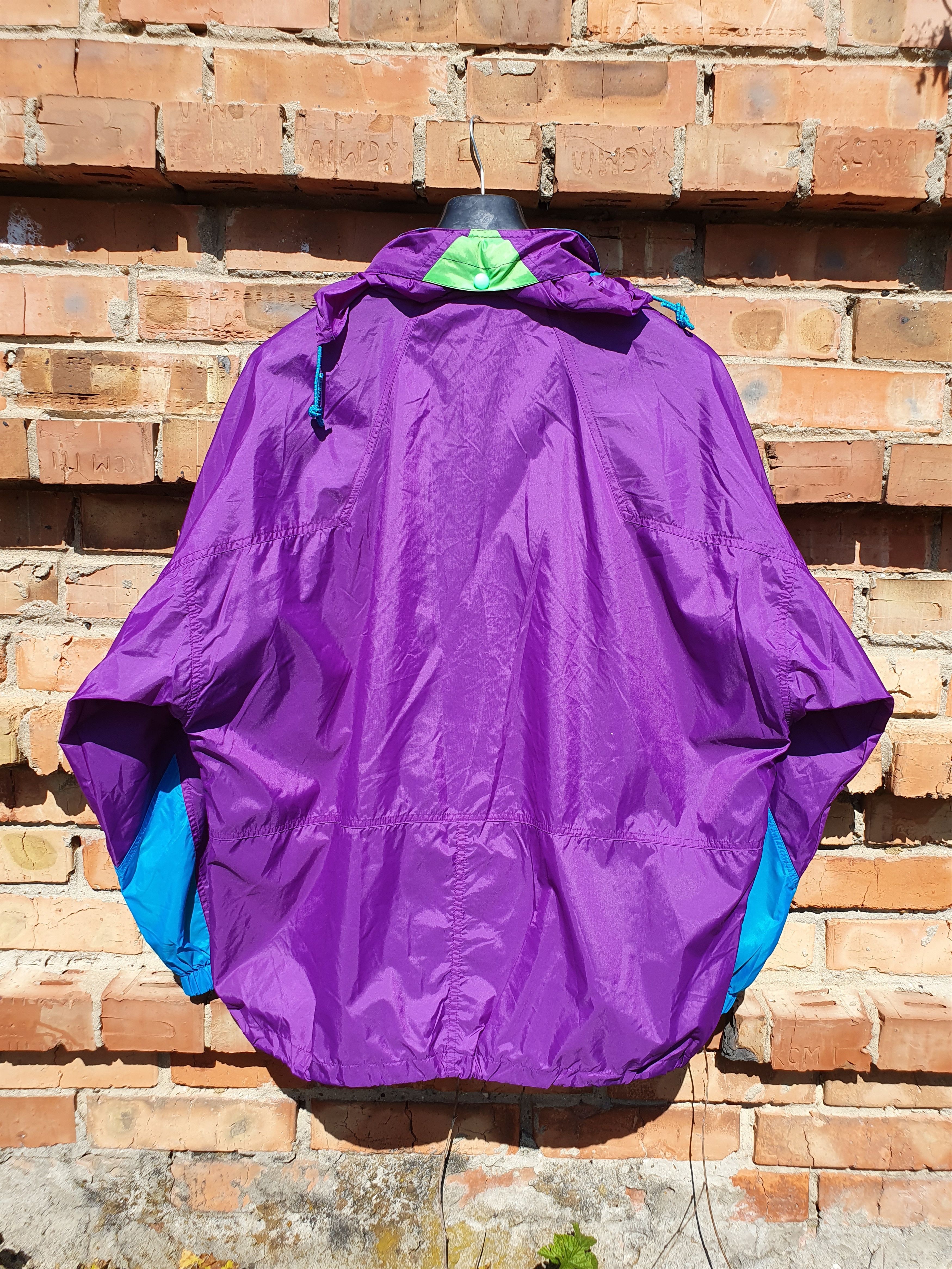 Nike × Vintage 80s Nike Gray Tag Vintage Storm Rare Light Jacket Size US XL / EU 56 / 4 - 3 Thumbnail