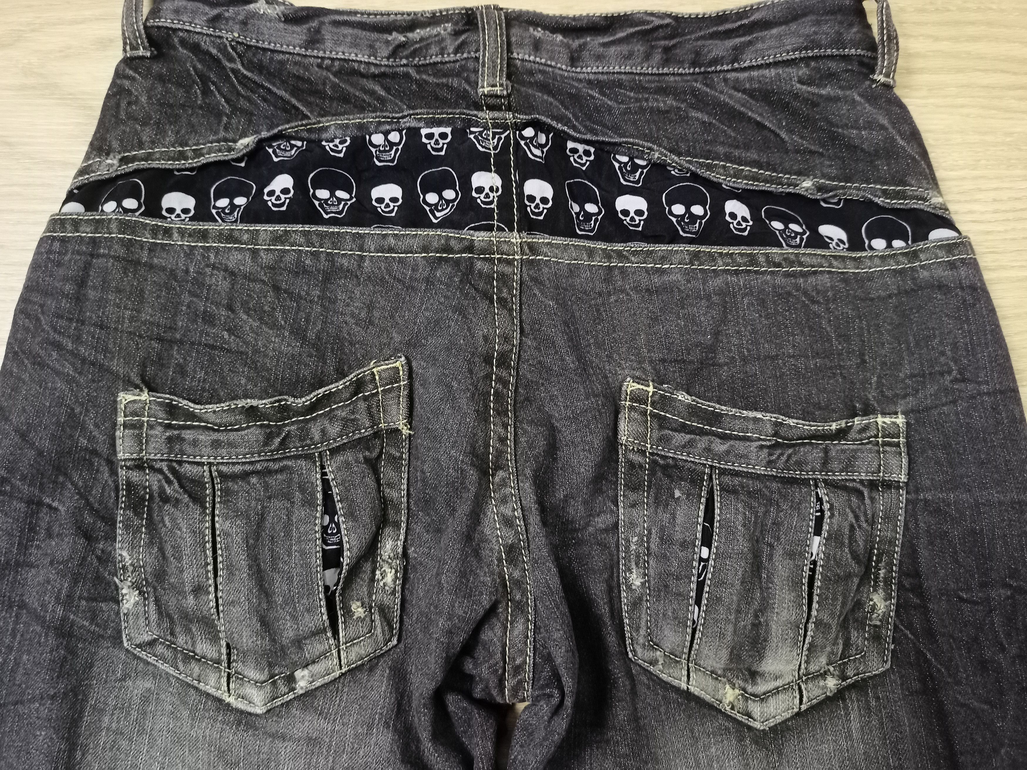 Japanese Brand Rare!!!💥 Japanese Brand Skulls Jeans Size US 30 / EU 46 - 2 Thumbnail
