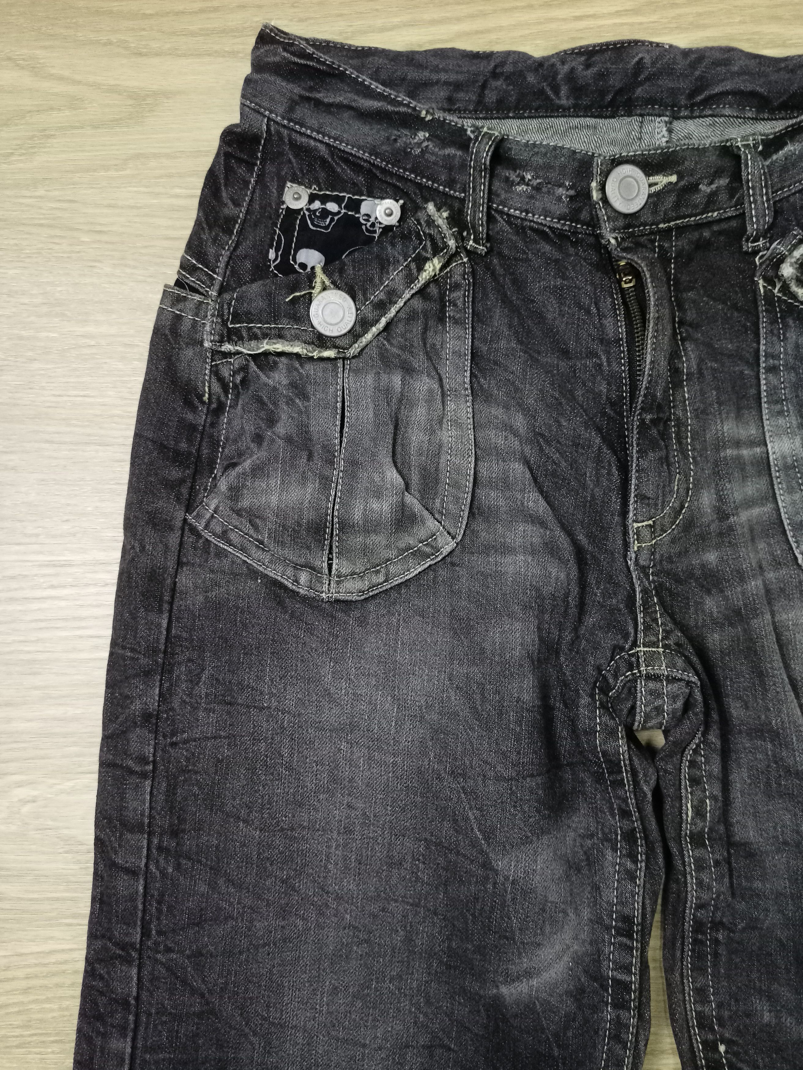 Japanese Brand Rare!!!💥 Japanese Brand Skulls Jeans Size US 30 / EU 46 - 9 Thumbnail