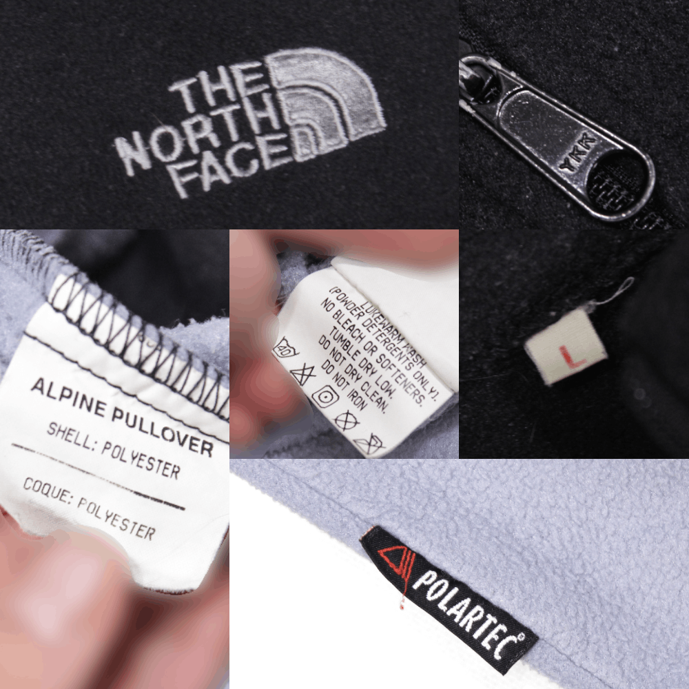 The North Face 90S Alpine Pullover Logo Fleece Vintage Size US L / EU 52-54 / 3 - 10 Thumbnail