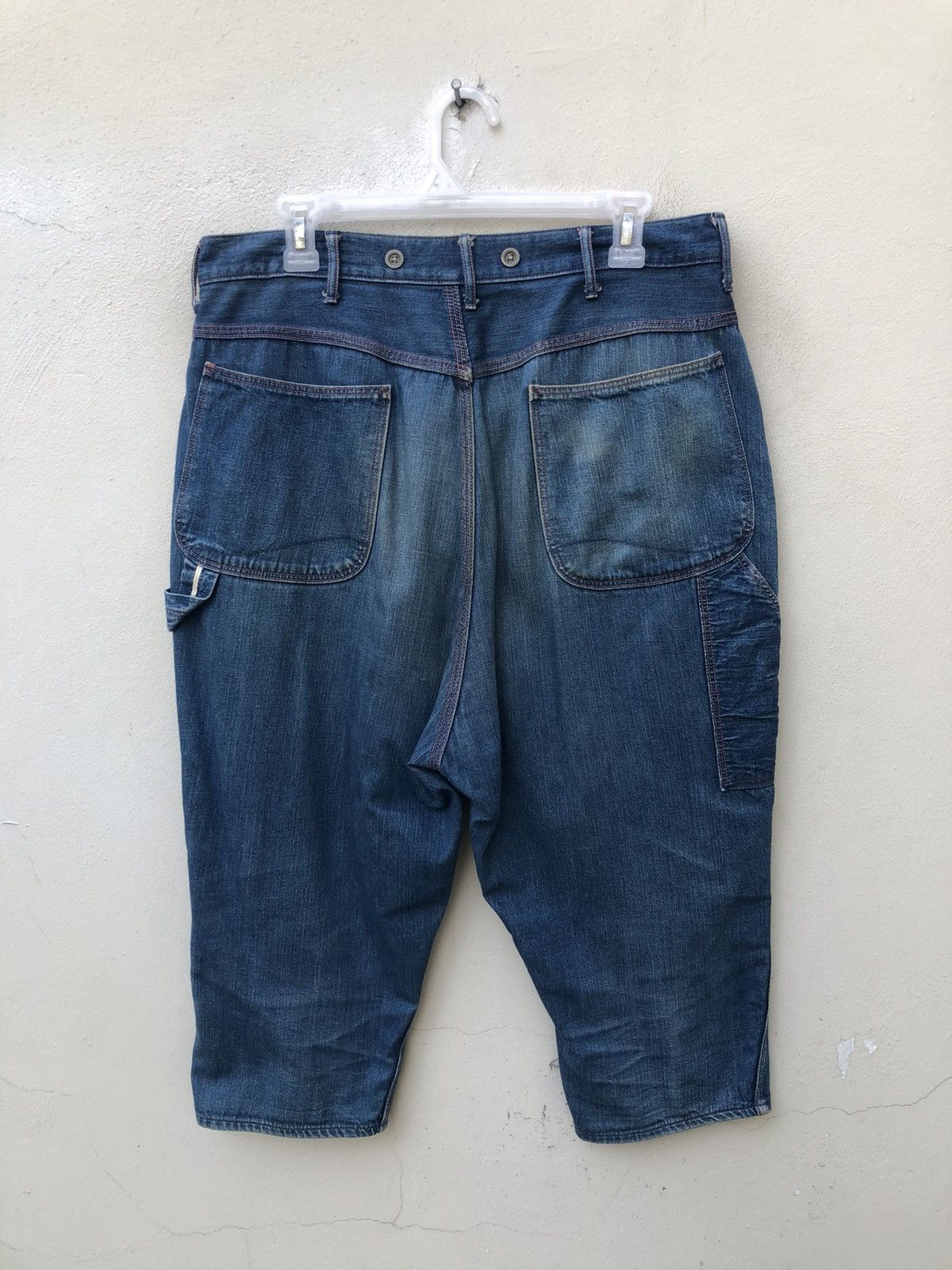 Orslow Orslow Japan Faded Indigo Denim Cropped Work Pant Size US 31 - 17 Thumbnail